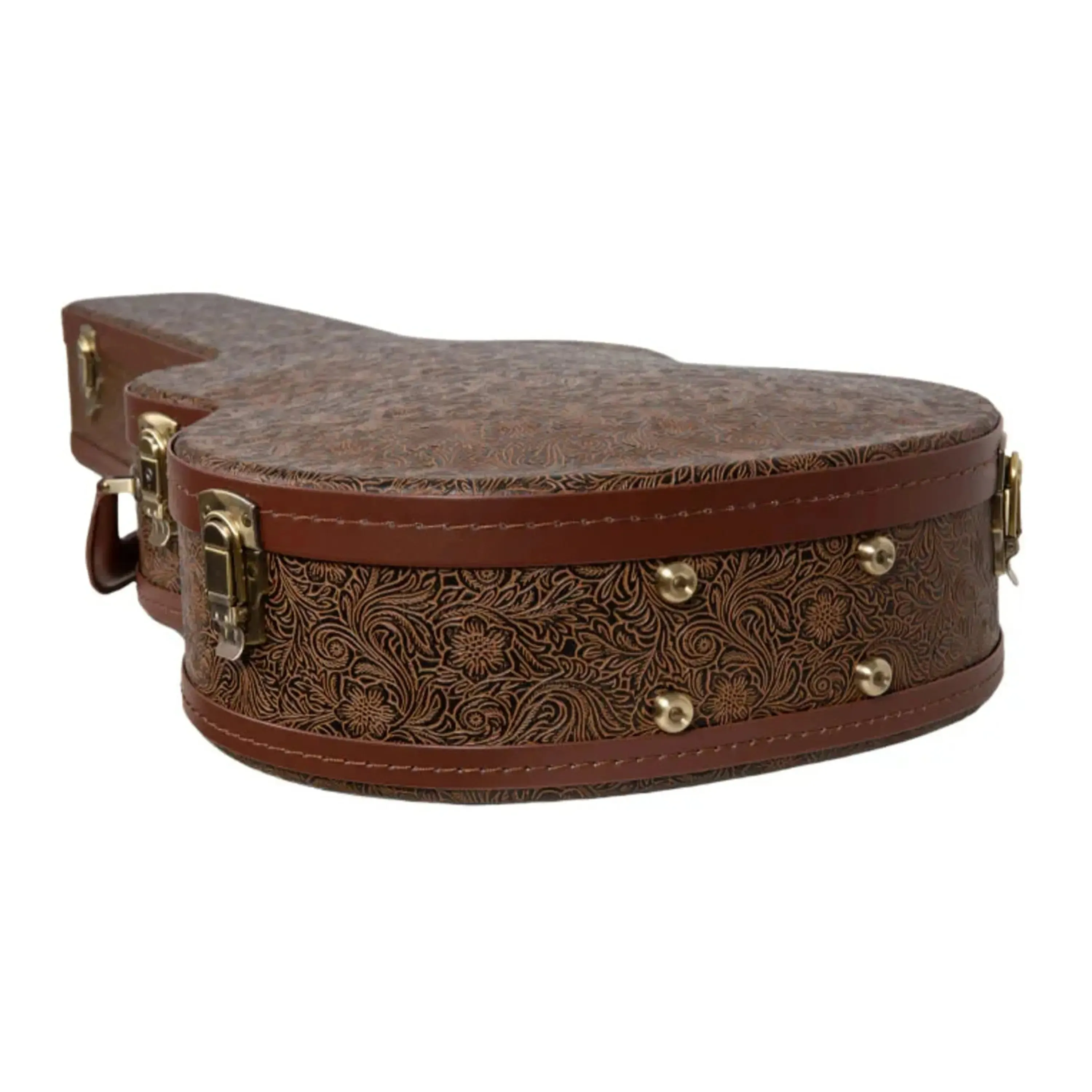 Crossrock CRW530C Classical Guitar Case - Blossom Brown - Image 4