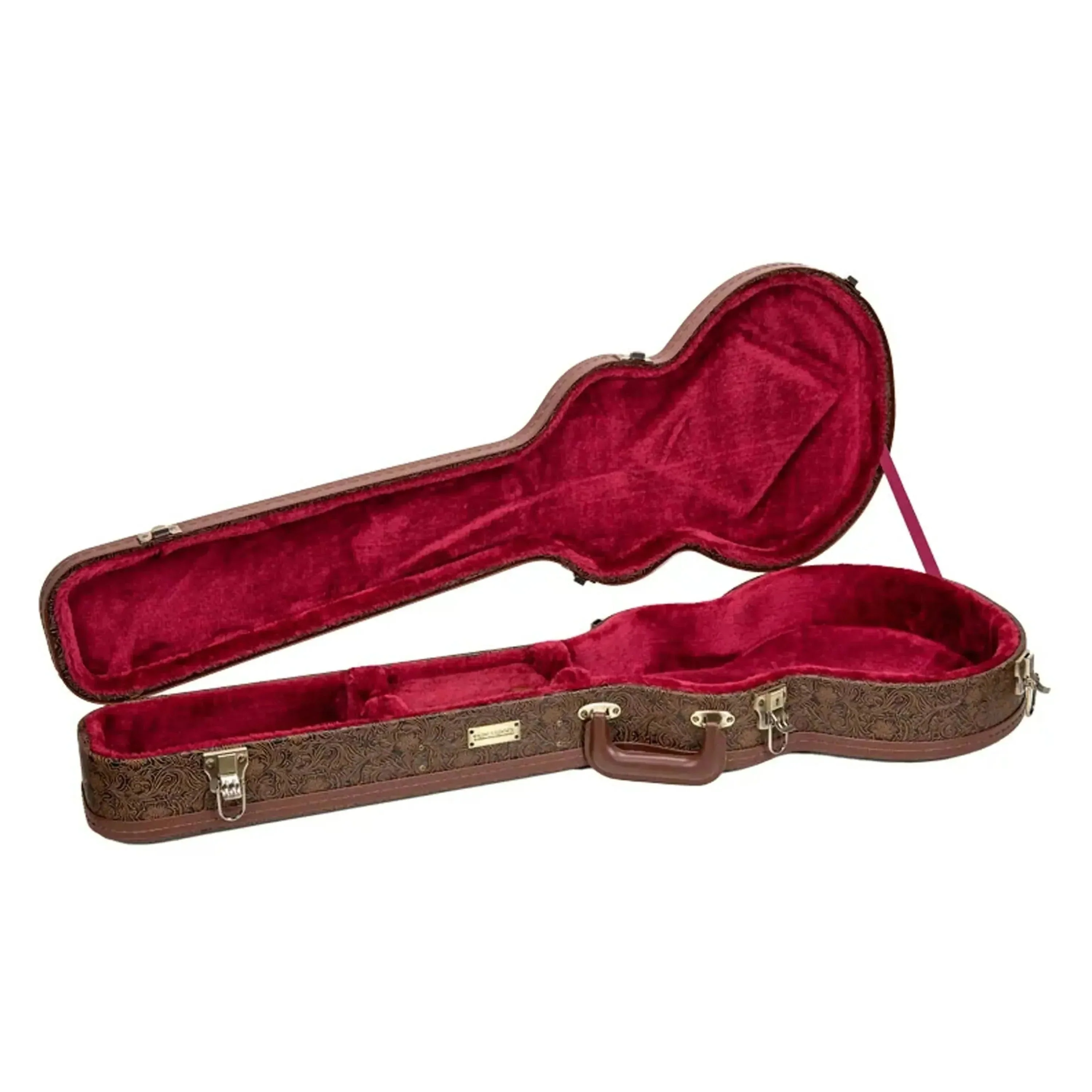Crossrock CRW530L Les Paul Style Electric Guitar Case - Blossom Brown - Image 2