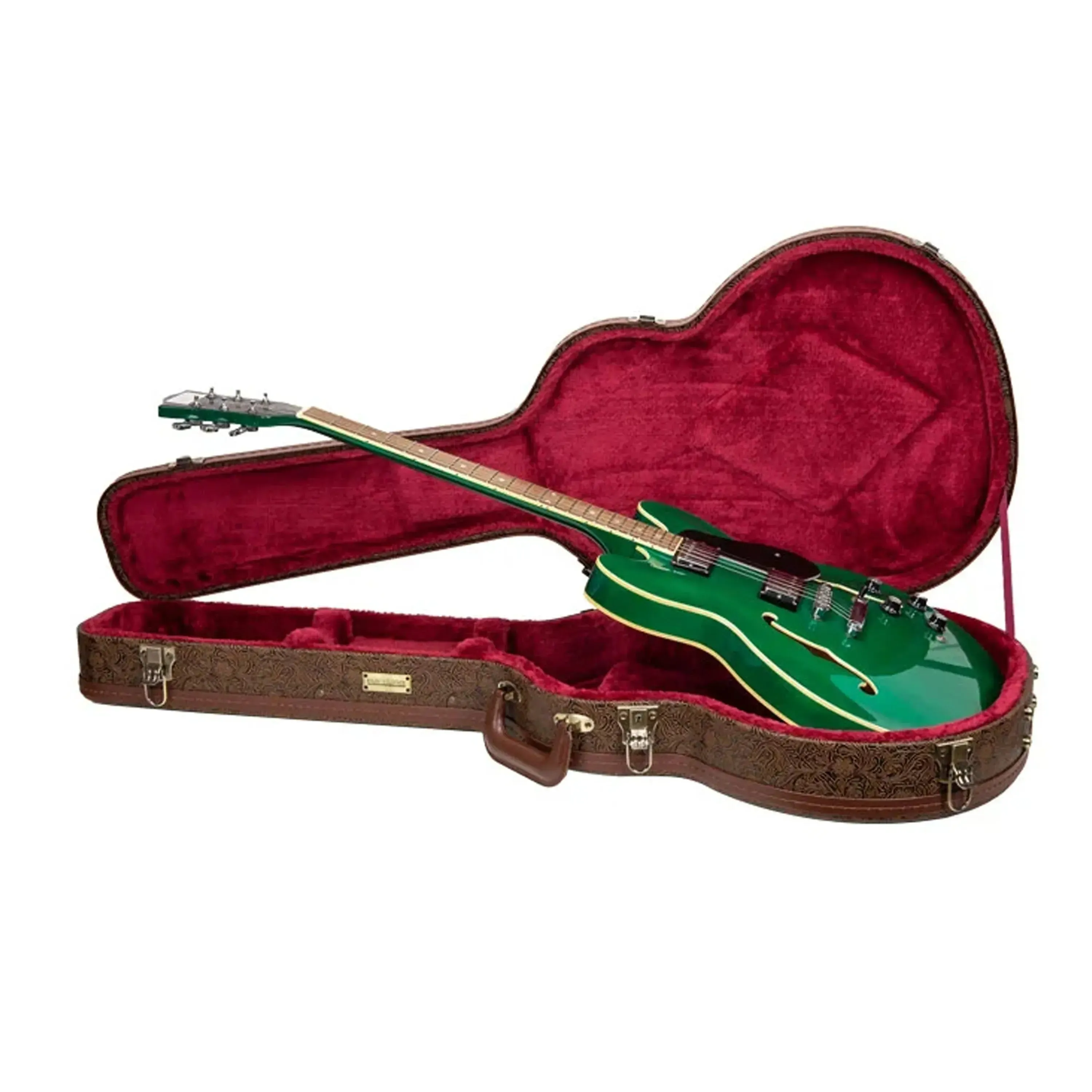 Crossrock CRW530SA 335 Style Semi-Hollow Electric Guitar Case - Image 3