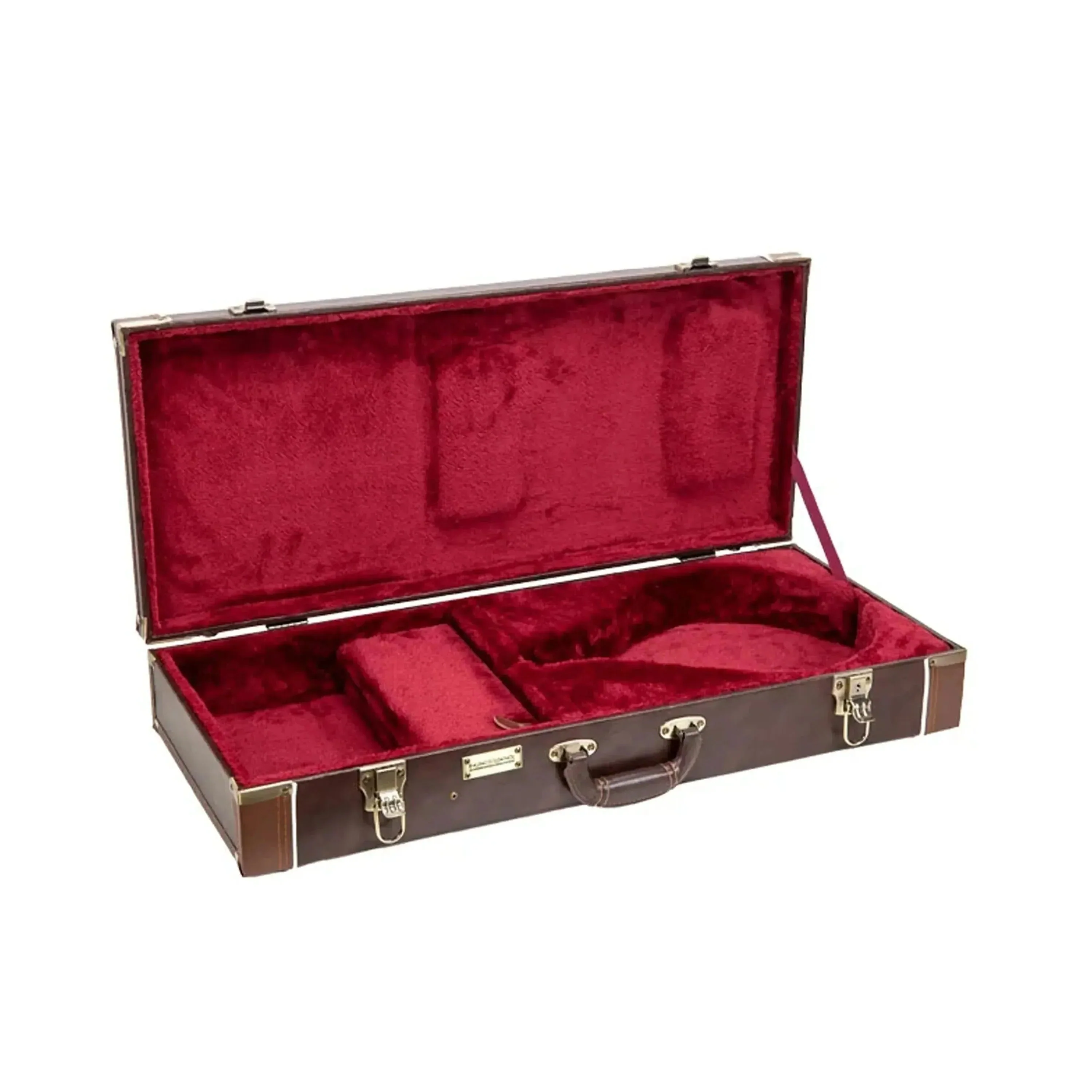 Crossrock CRW620MA-R A-Body Rectangular Mandolin Case - Brown - Image 2