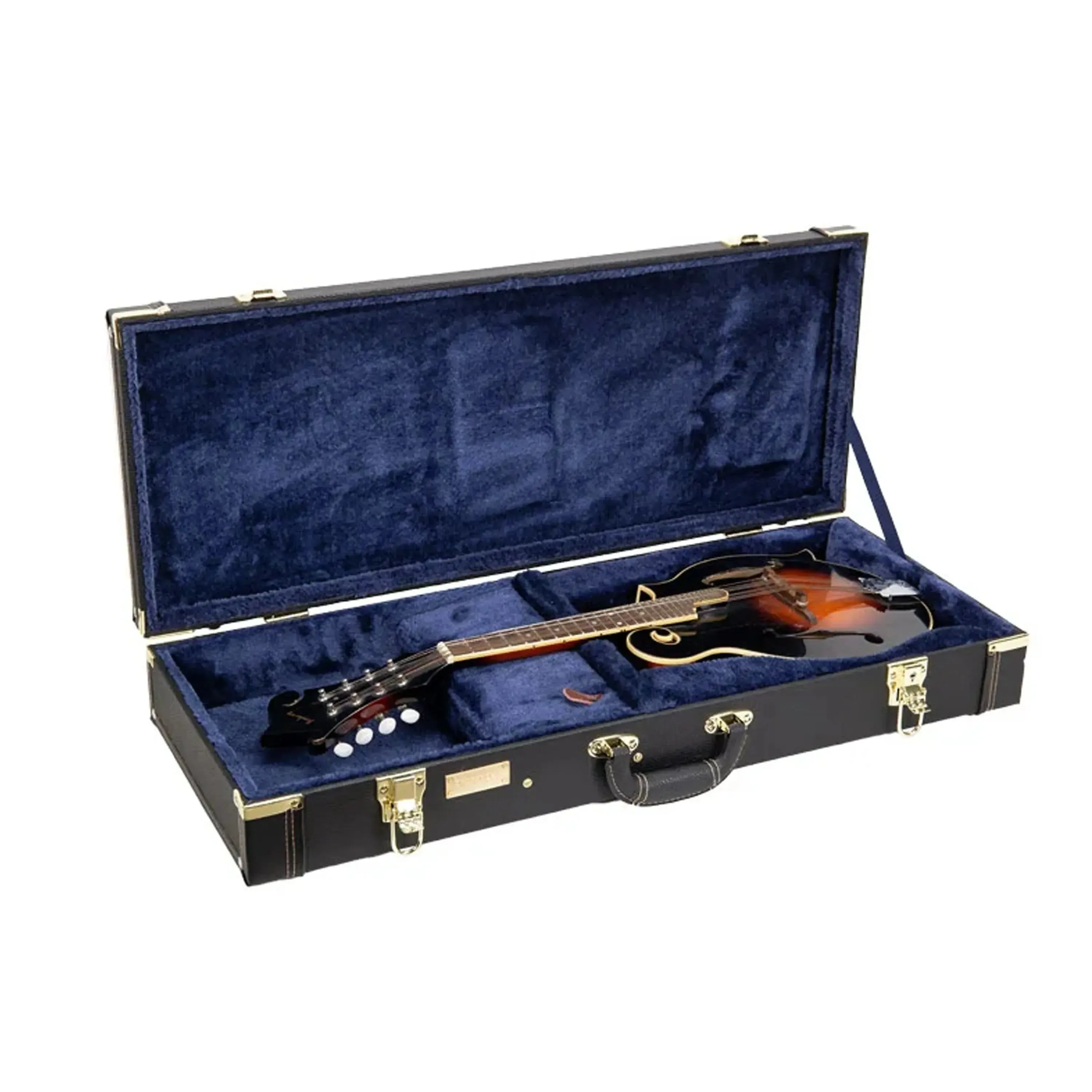 Crossrock CRW620MF-R F-Body Rectangular Mandolin Case - Black - Image 3
