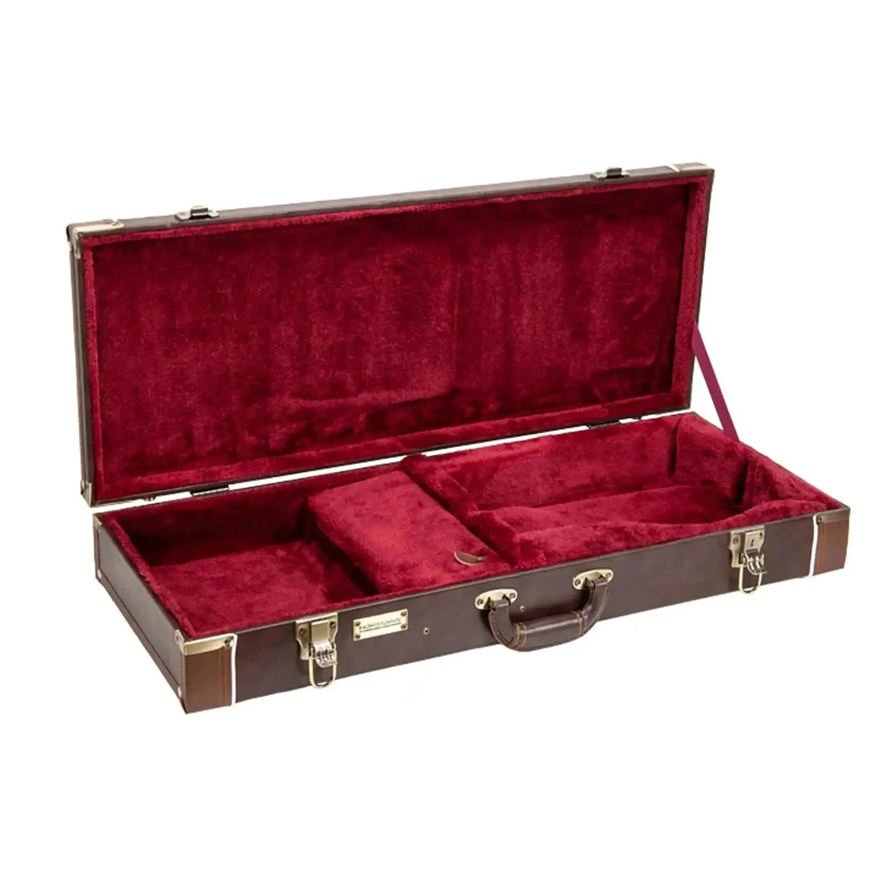 Crossrock CRW620MF-R F-Body Rectangular Mandolin Case - Brown - Image 2