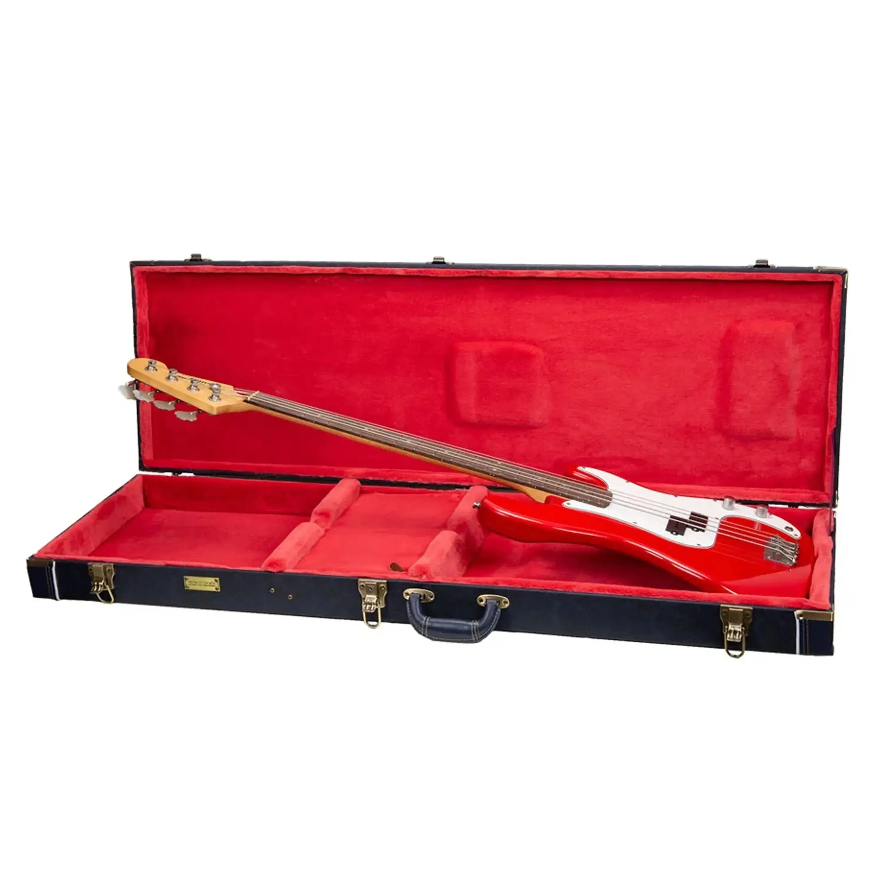 Crossrock CRW630B Electric Bass Case - Ocean-Blue - Image 3