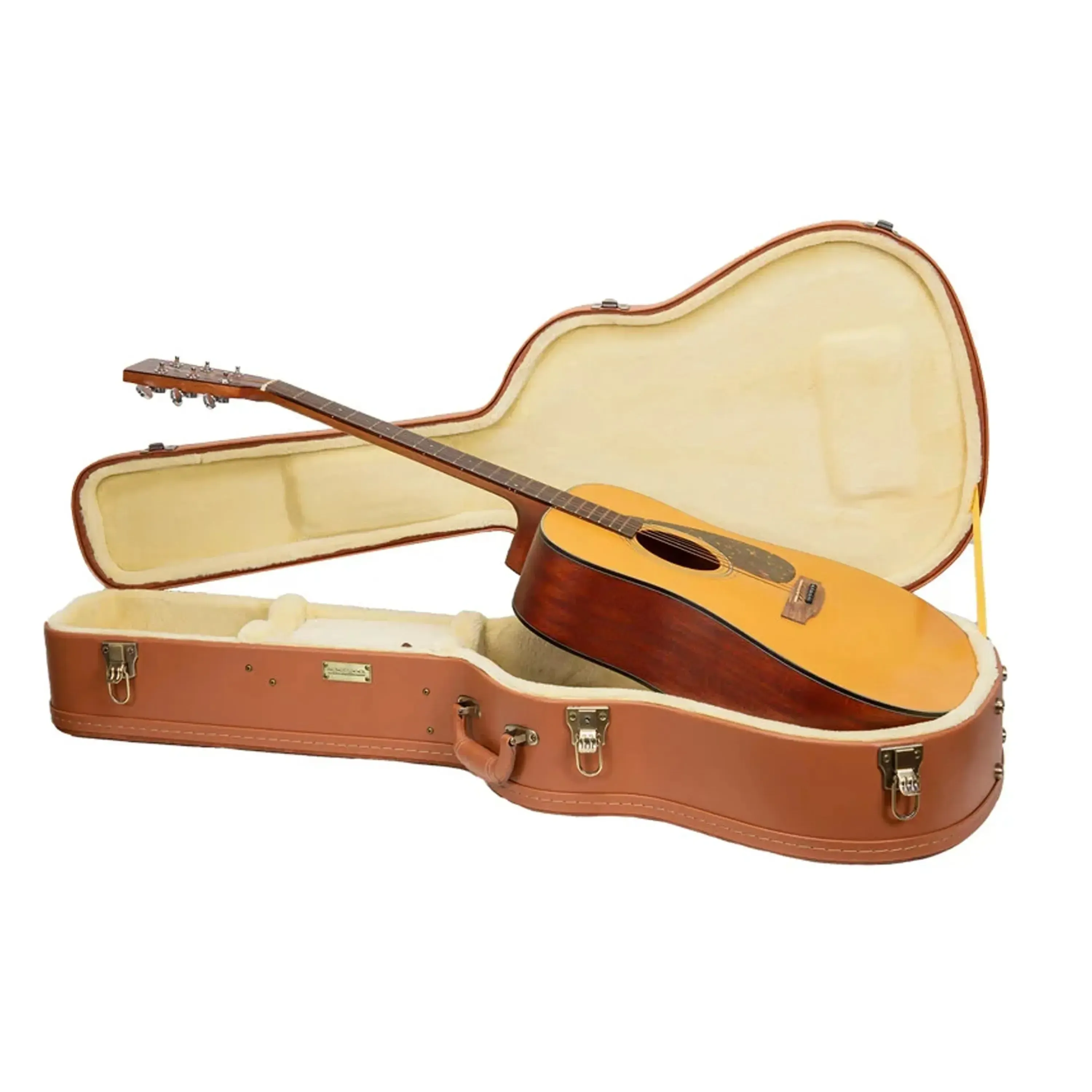 Crossrock CRW630C Wooden Classical Guitar Case - Red-Wood - Image 4