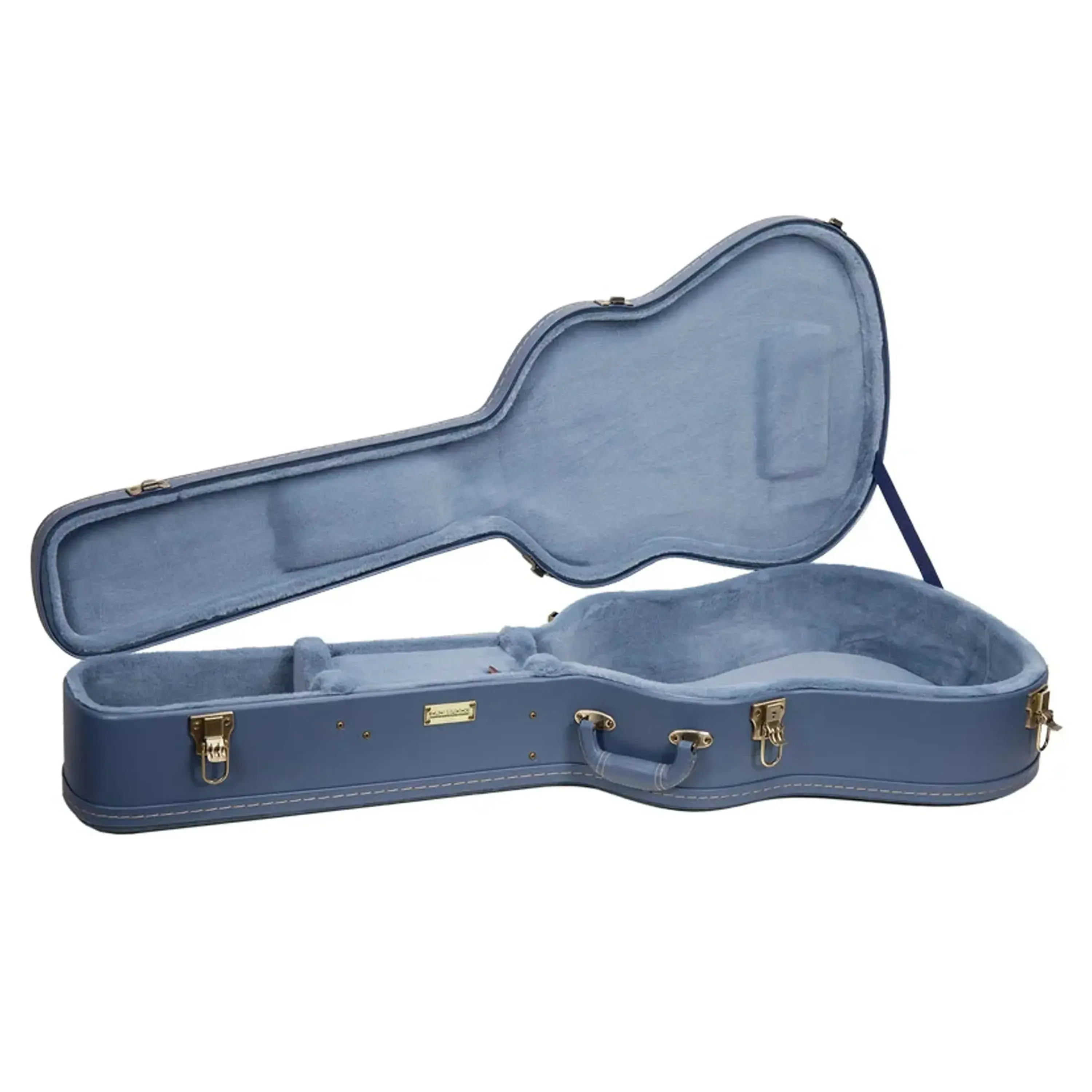 Crossrock CRW630C Wooden Classical Guitar Case - Smoke-Blue - Image 3