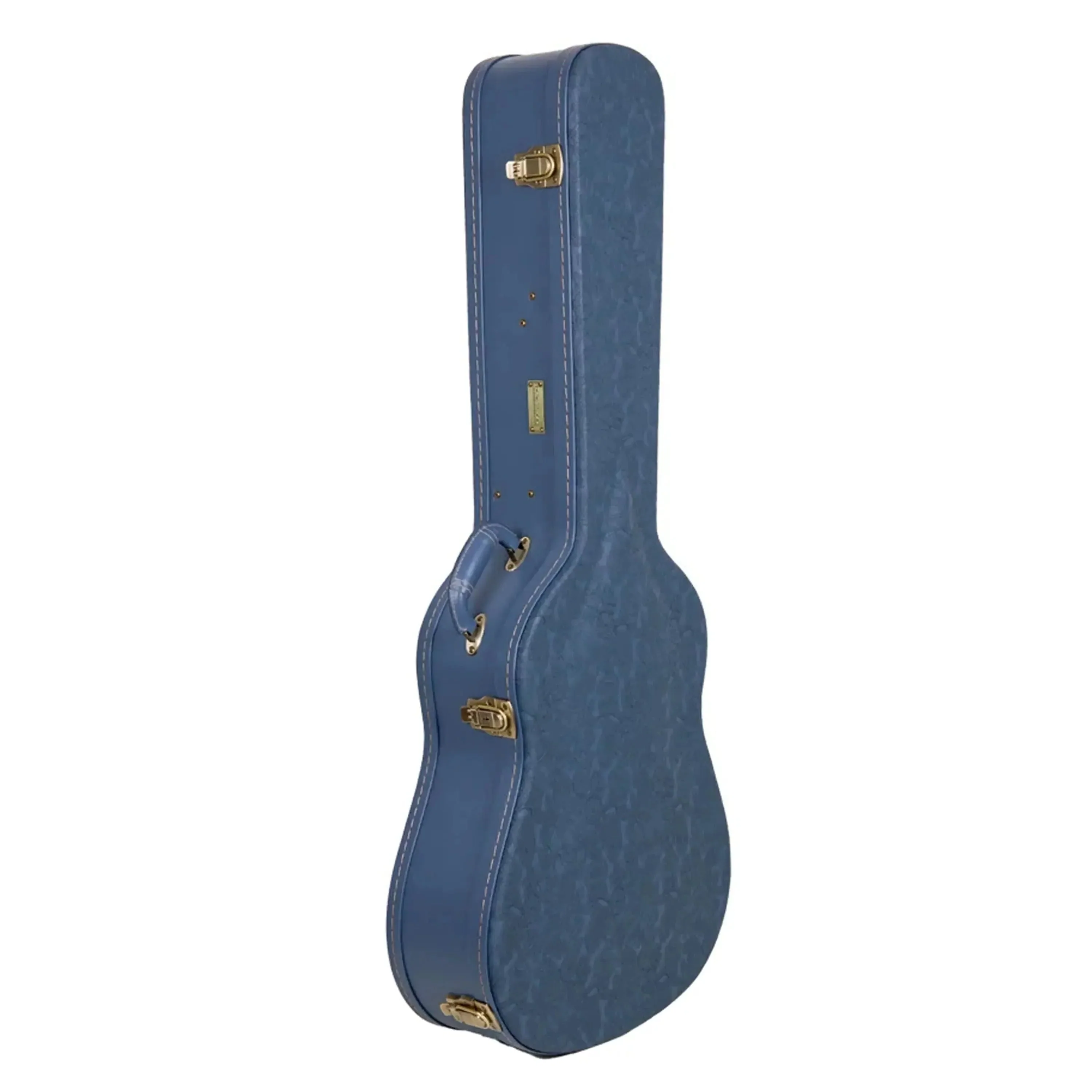 Crossrock CRW630D Wood Relief Series Jumbo Dreadnought Guitar Case - Smoke-Blue