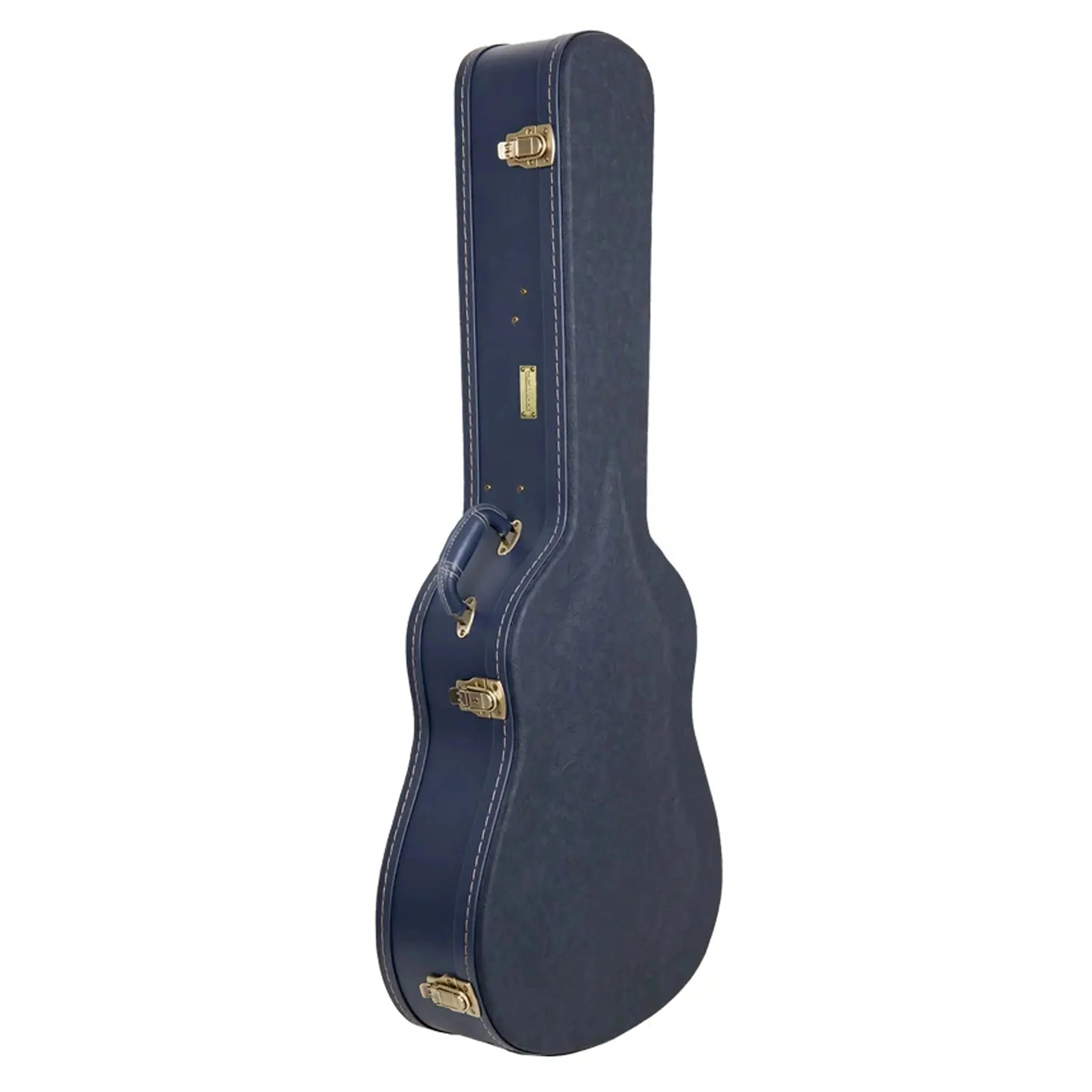 Crossrock CRW630D Wood Relief Series Jumbo Dreadnought Guitar Case - Ocean-Blue