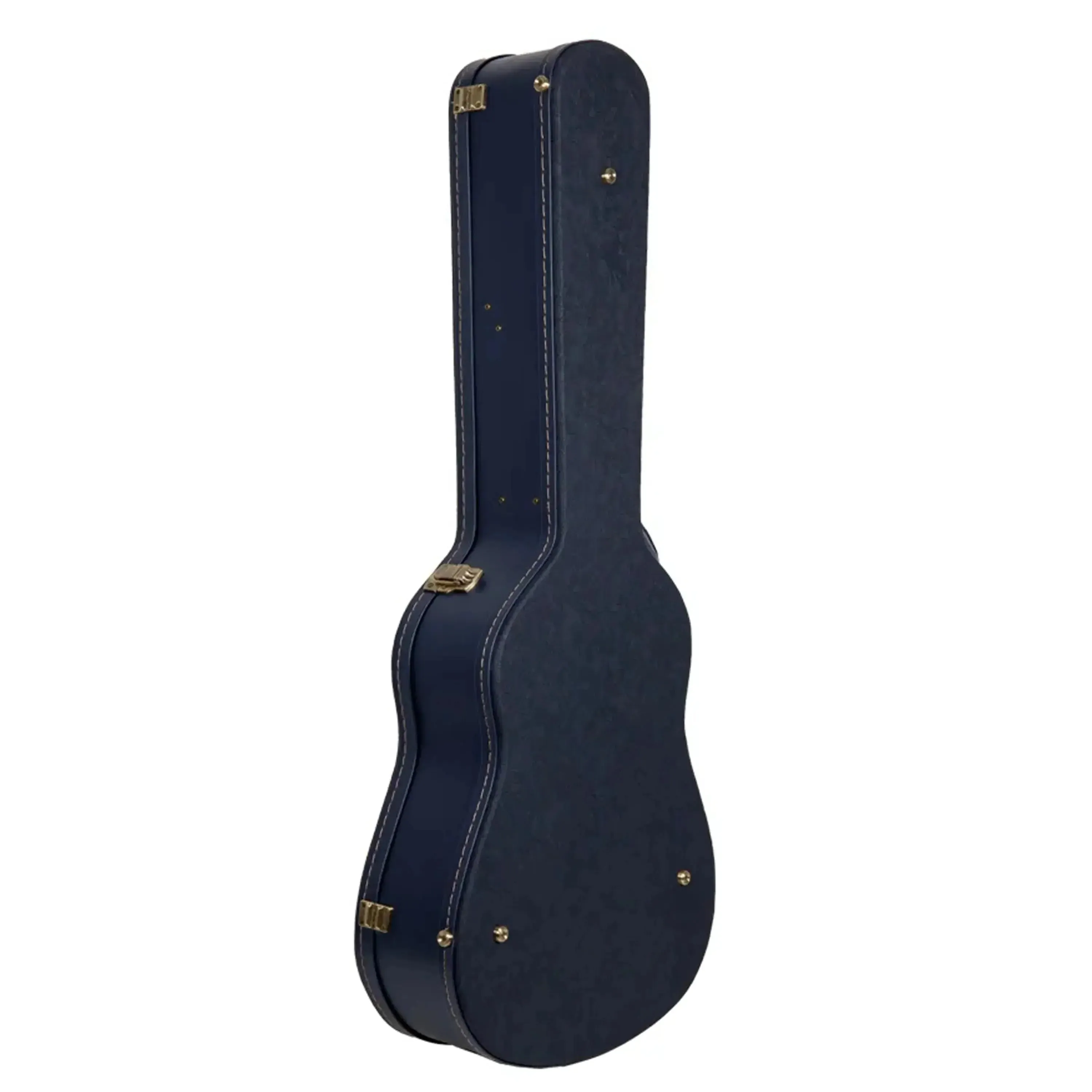 Crossrock CRW630D Wood Relief Series Jumbo Dreadnought Guitar Case - Ocean-Blue - Image 2