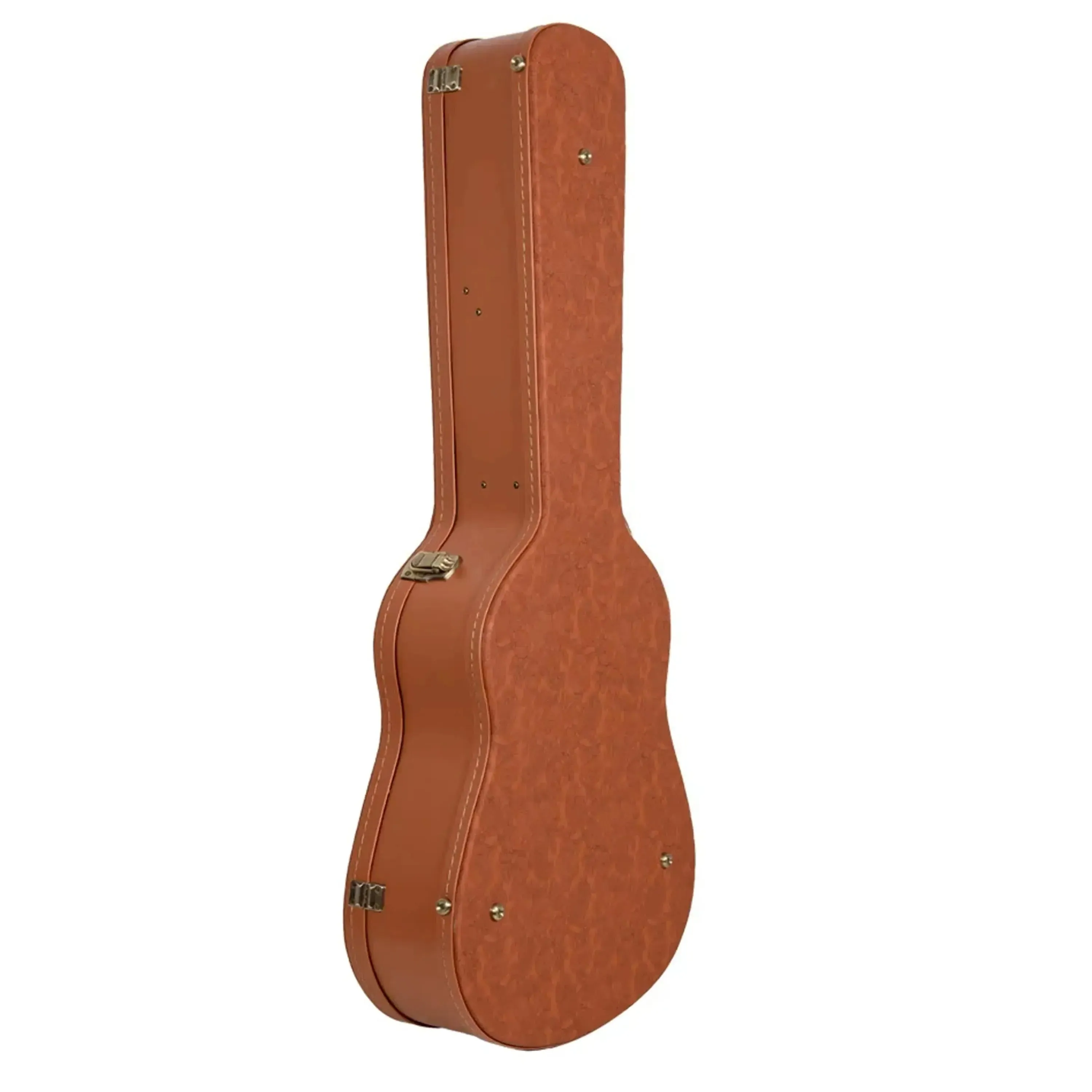Crossrock CRW630D Wood Relief Series Jumbo Dreadnought Guitar Case - Red-Wood - Image 2
