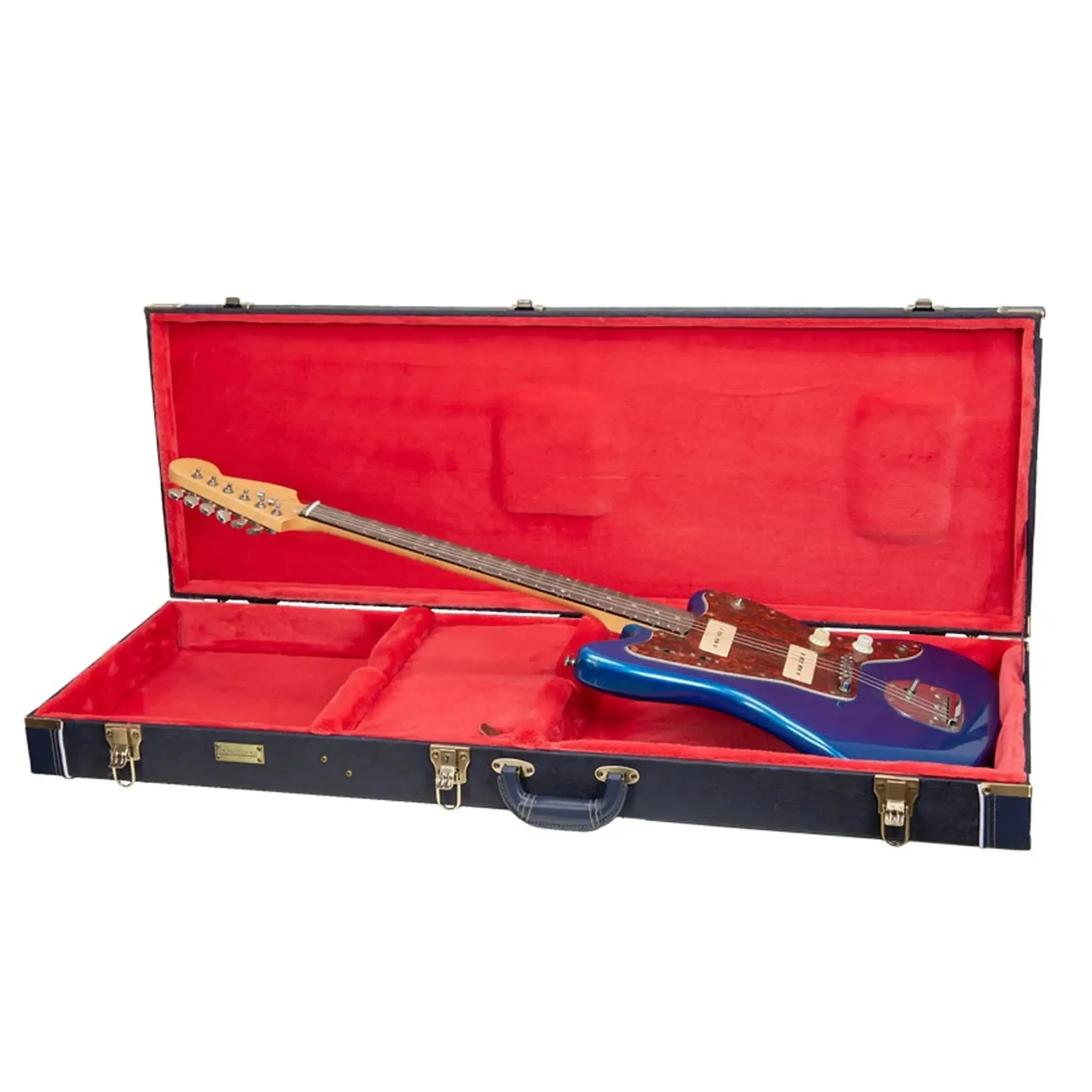 Crossrock CRW630JM Wooden Jazzmaster Style Electric Guitar Case - Ocean-Blue - Image 3
