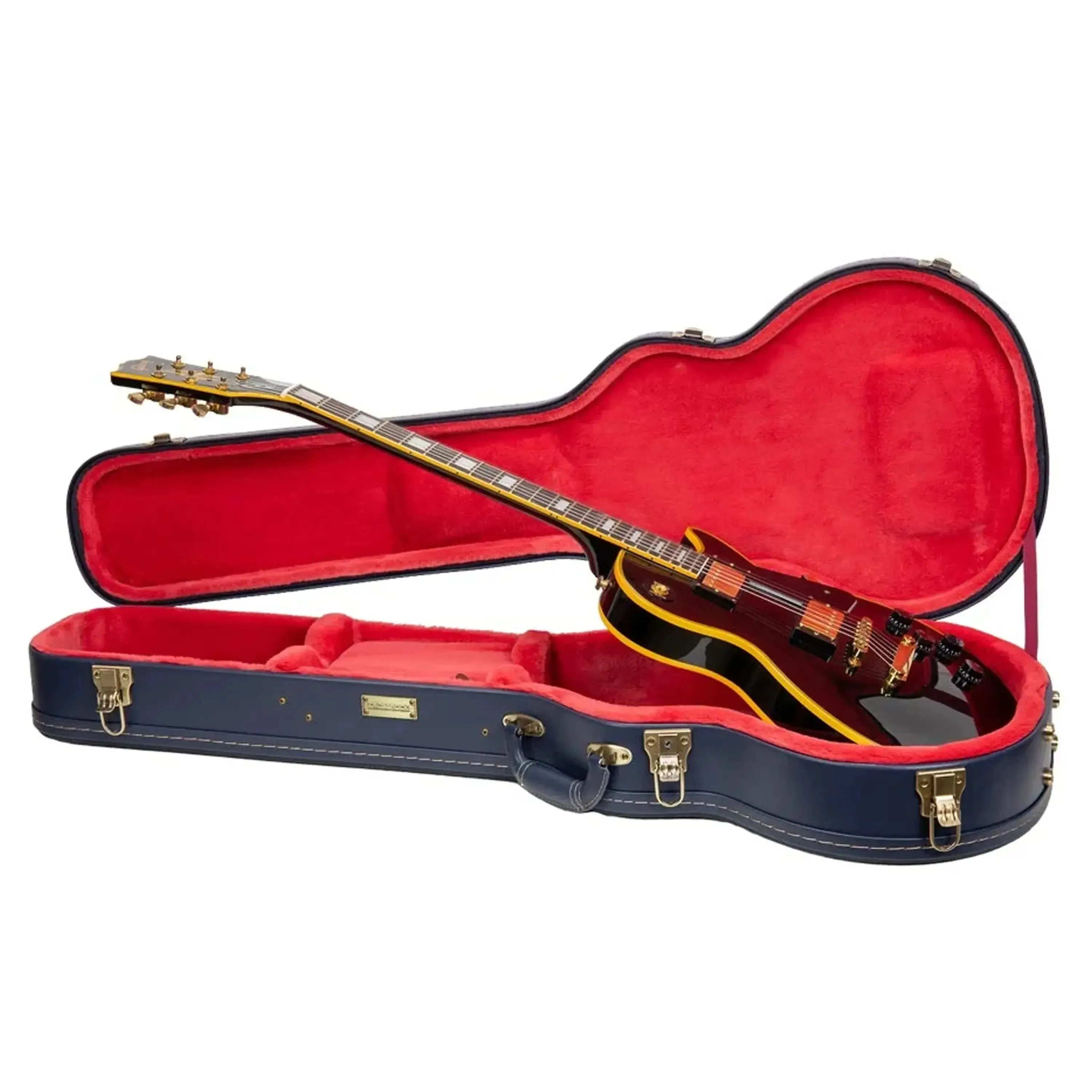 Crossrock CRW630L Les Paul Electric Guitar Case - Ocean-Blue - Image 4