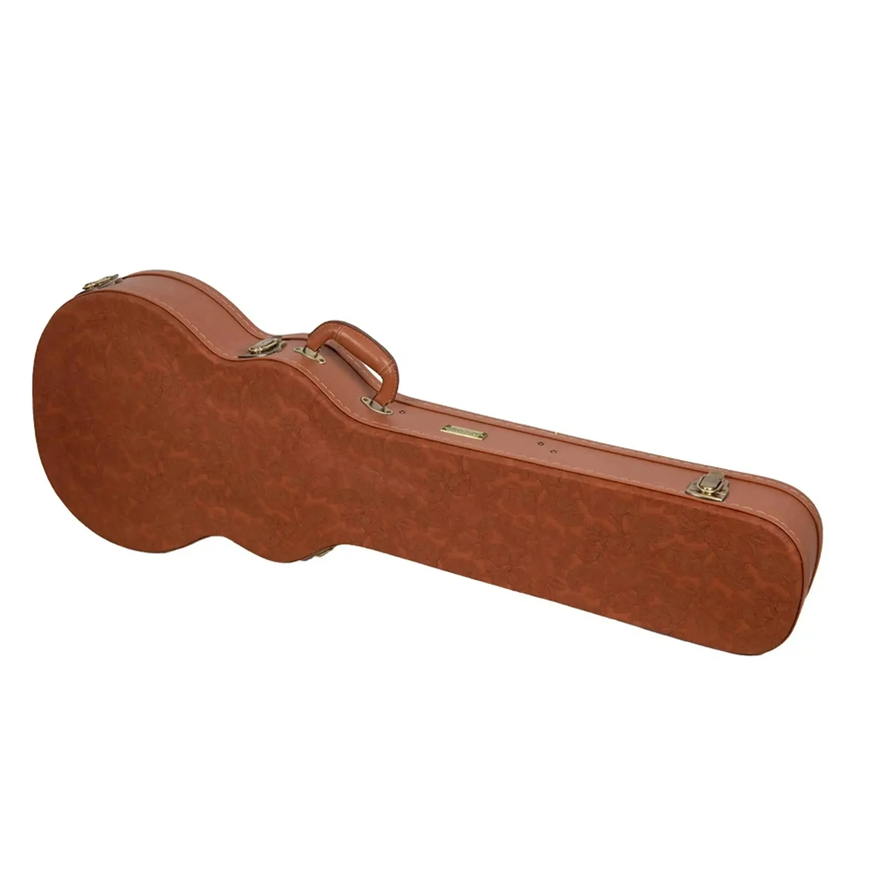 Crossrock CRW630L Les Paul Electric Guitar Case - Red-Wood