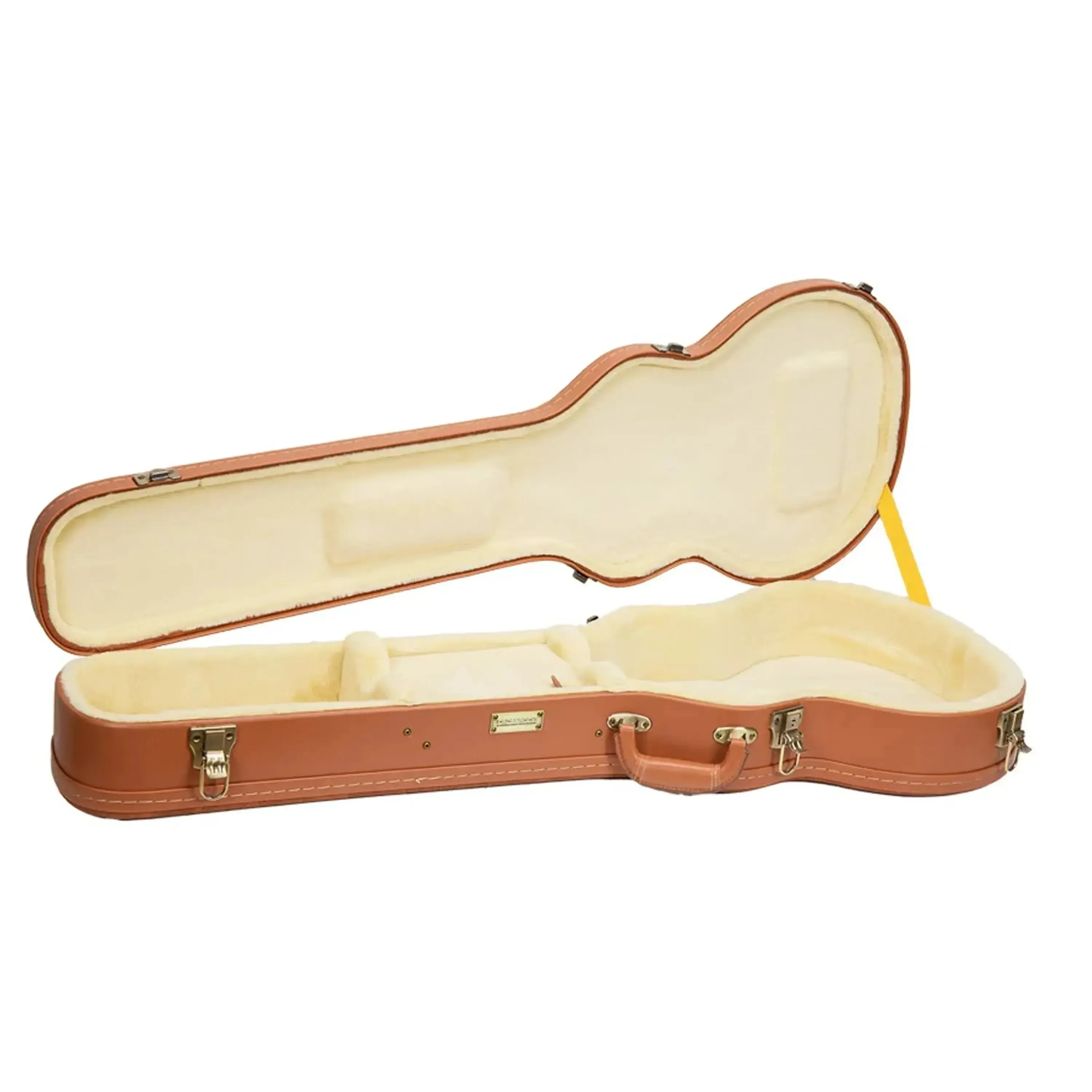Crossrock CRW630L Les Paul Electric Guitar Case - Red-Wood - Image 3