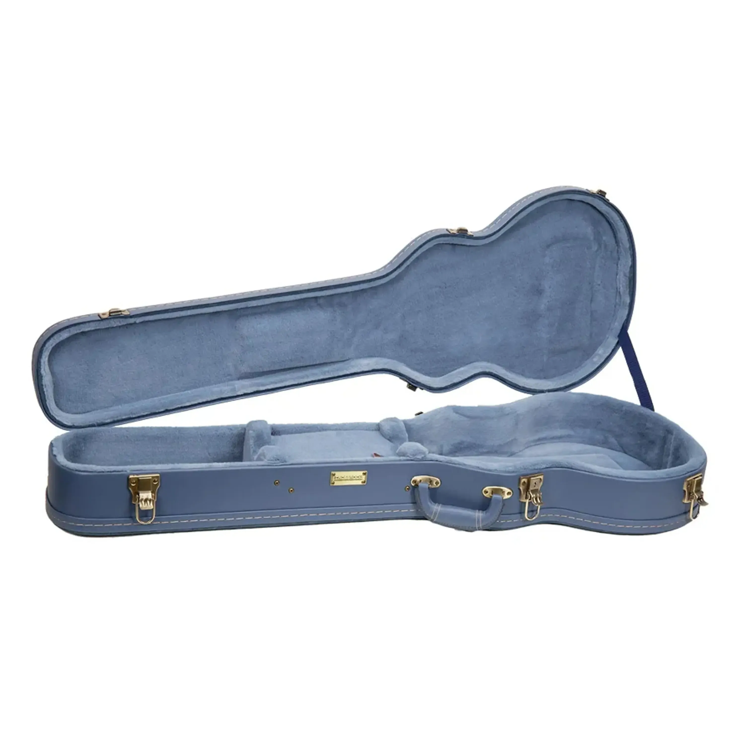 Crossrock CRW630L Les Paul Electric Guitar Case - Smoke-Blue - Image 3