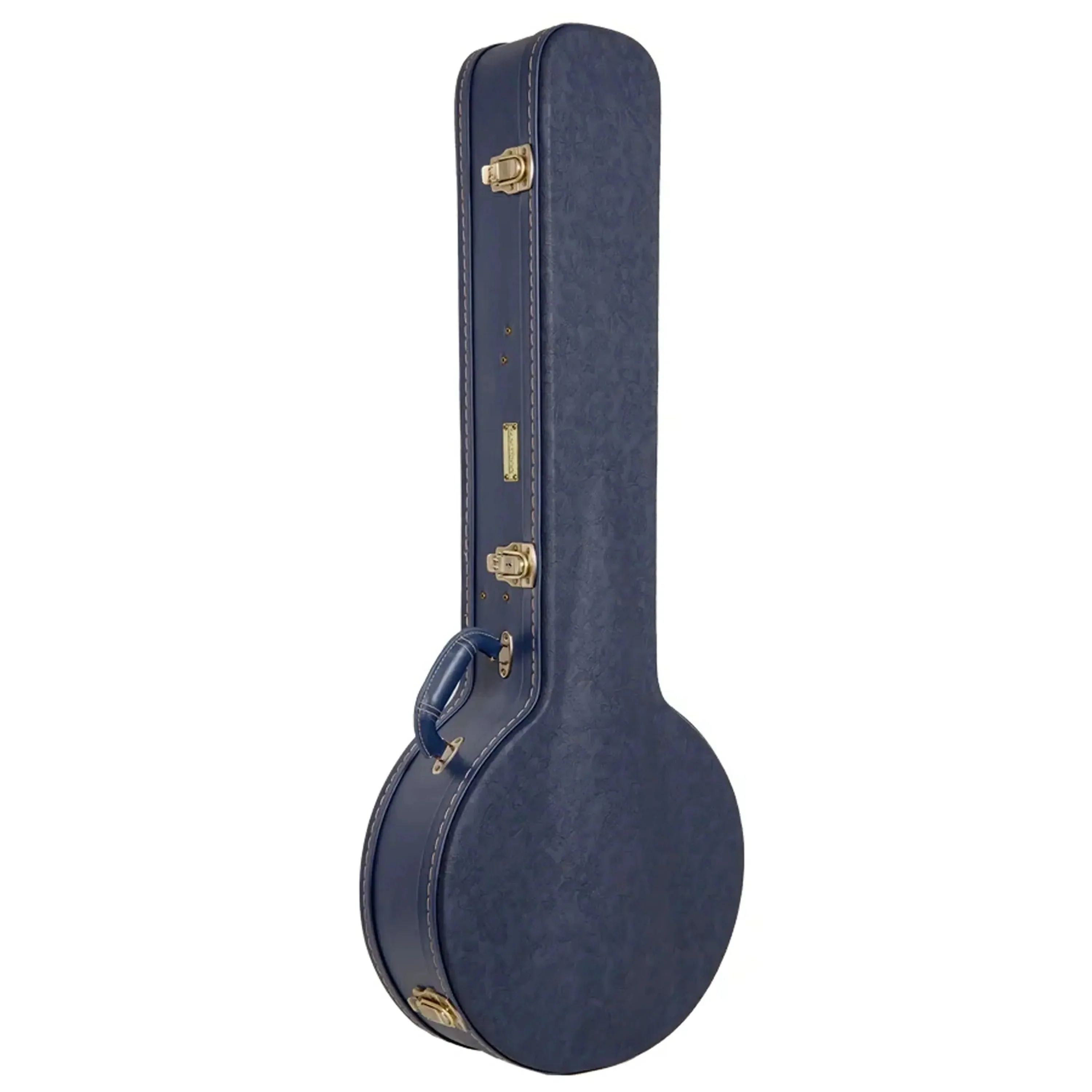 Crossrock CRW630OBJ Printed Leather Wood Banjo Case - Ocean-Blue