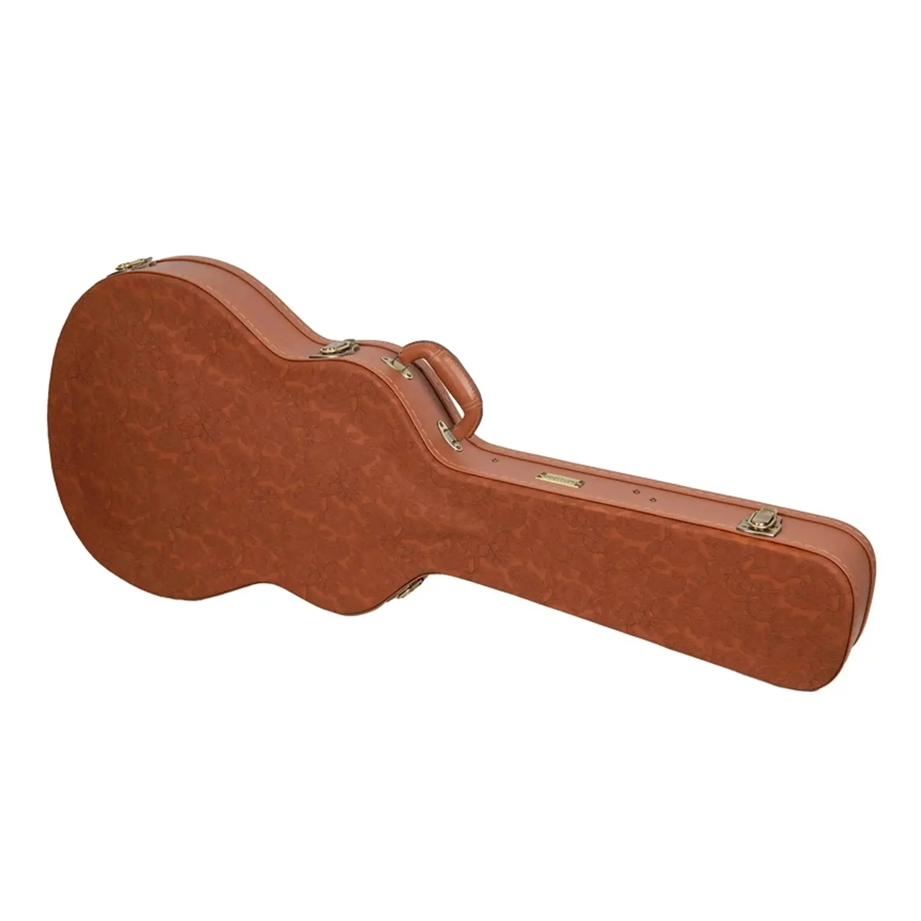 Crossrock CRW630SA Wooden Semi-Hollow Electric Guitar Case - Red-Wood