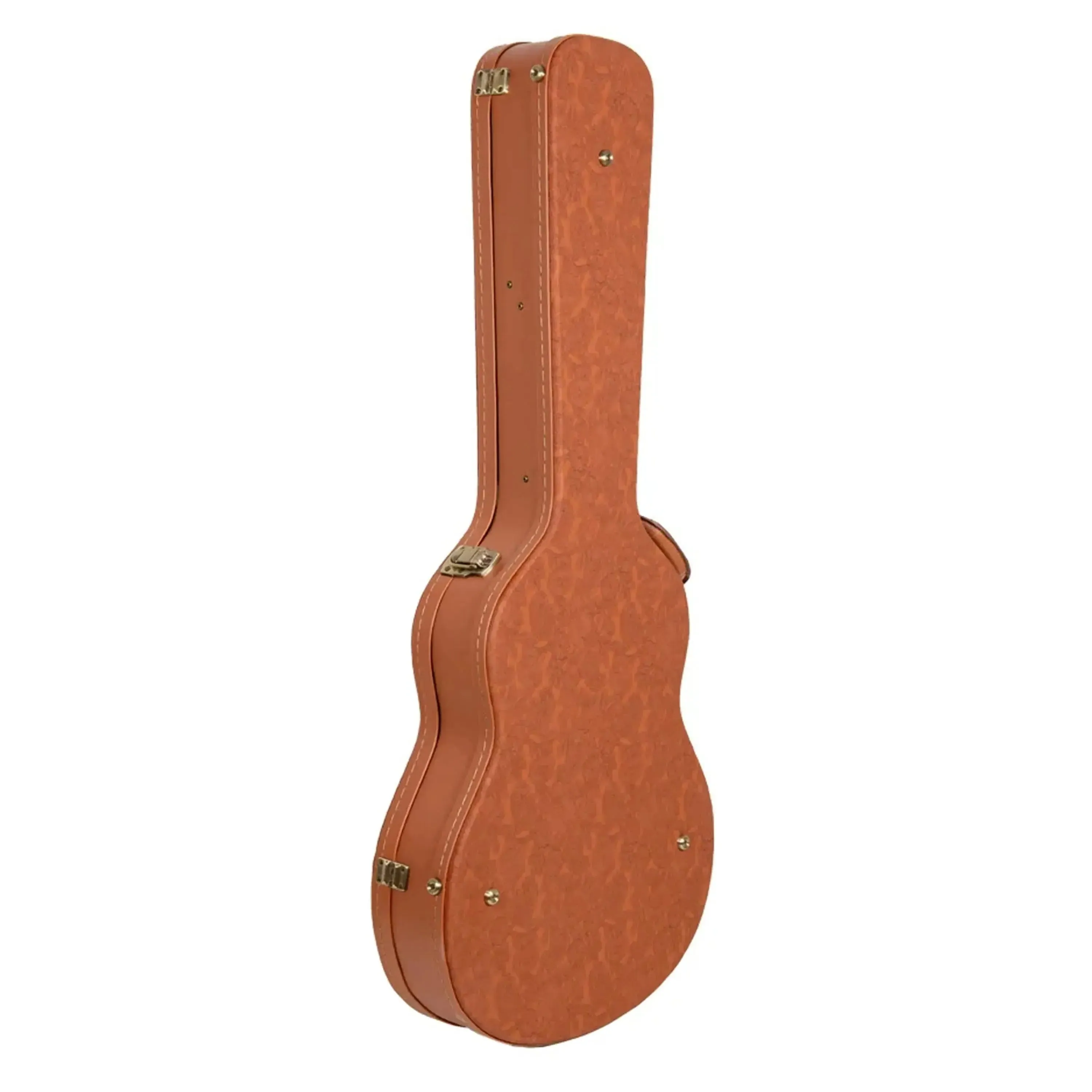 Crossrock CRW630SA Wooden Semi-Hollow Electric Guitar Case - Red-Wood - Image 2