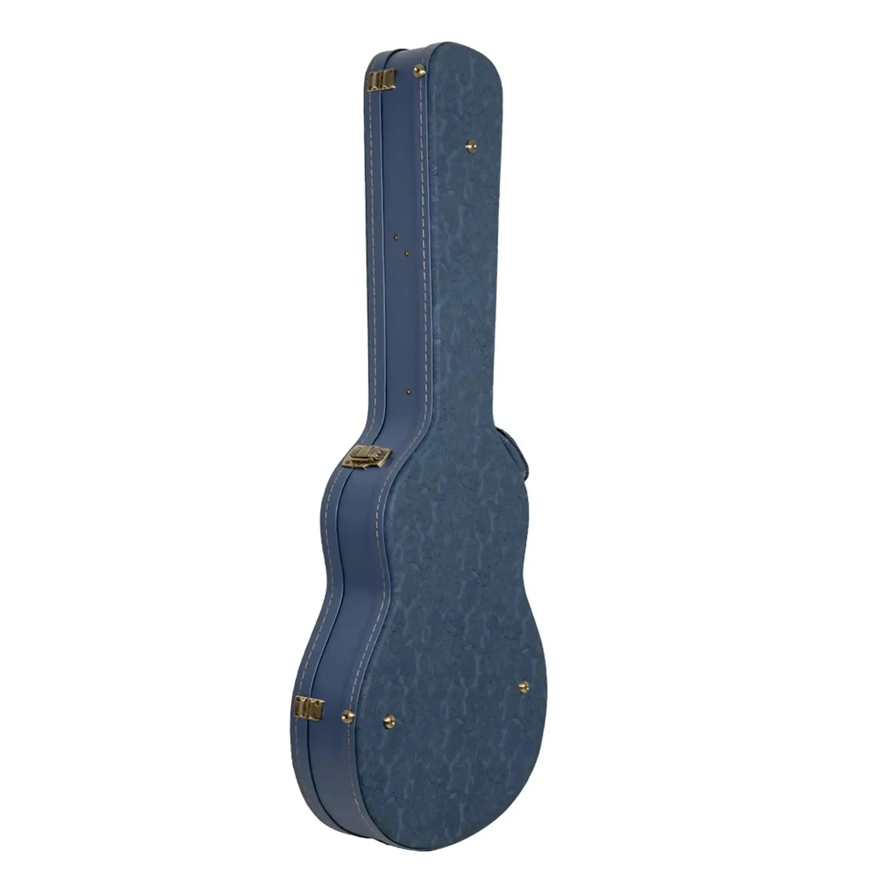 Crossrock CRW630SA Wooden Semi-Hollow Electric Guitar Case - Smoke-Blue - Image 2