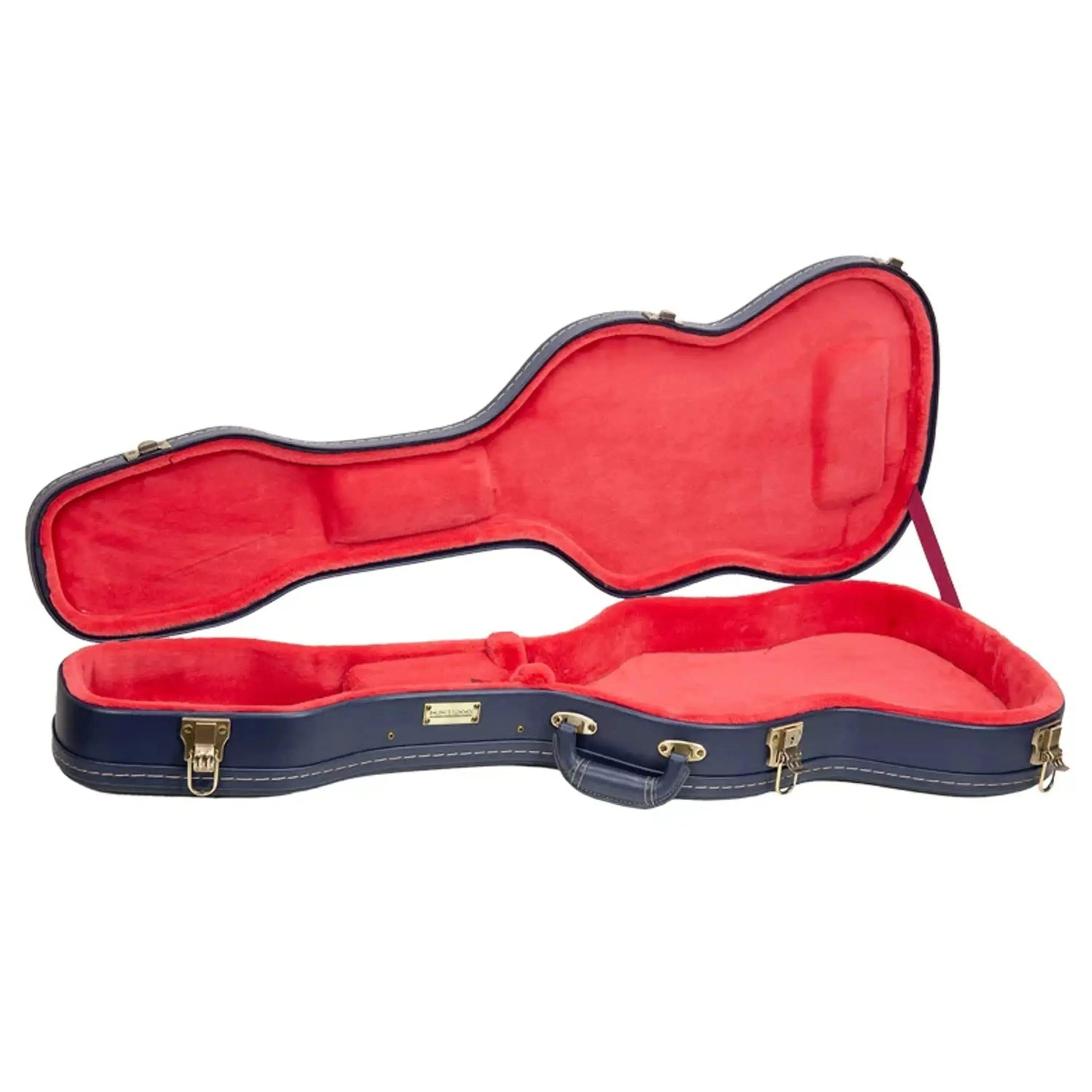 Crossrock CRW630ST Wood Solid Body Electric Guitar Case - Ocean-Blue - Image 3