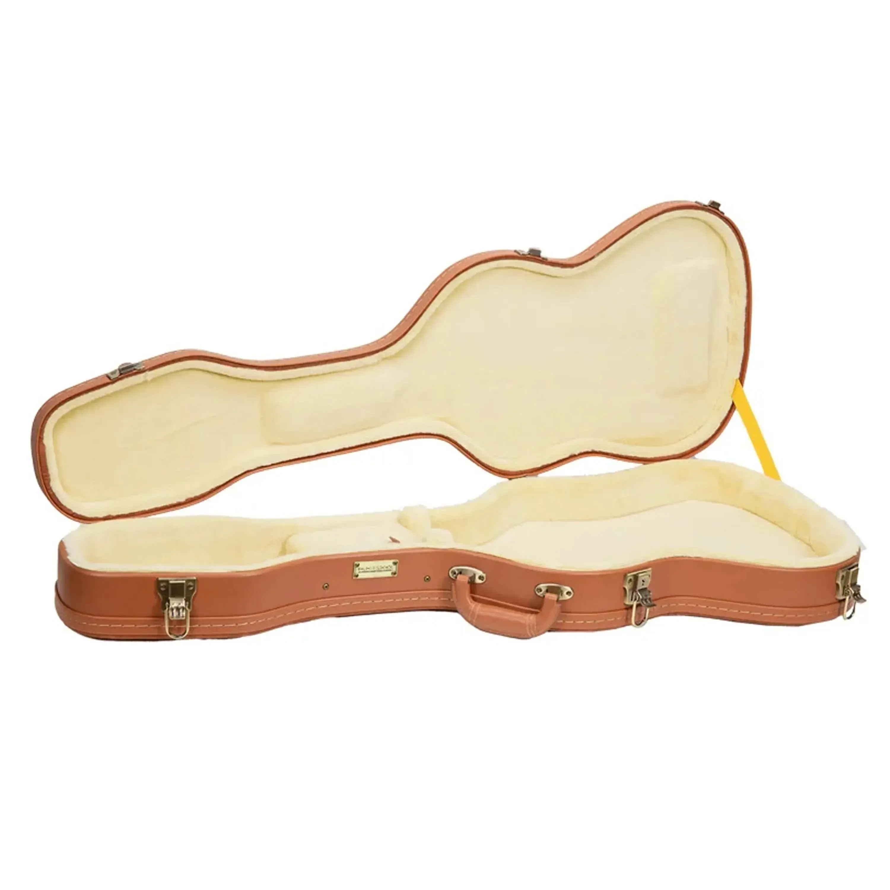 Crossrock CRW630ST Wood Solid Body Electric Guitar Case - Red-Wood - Image 3