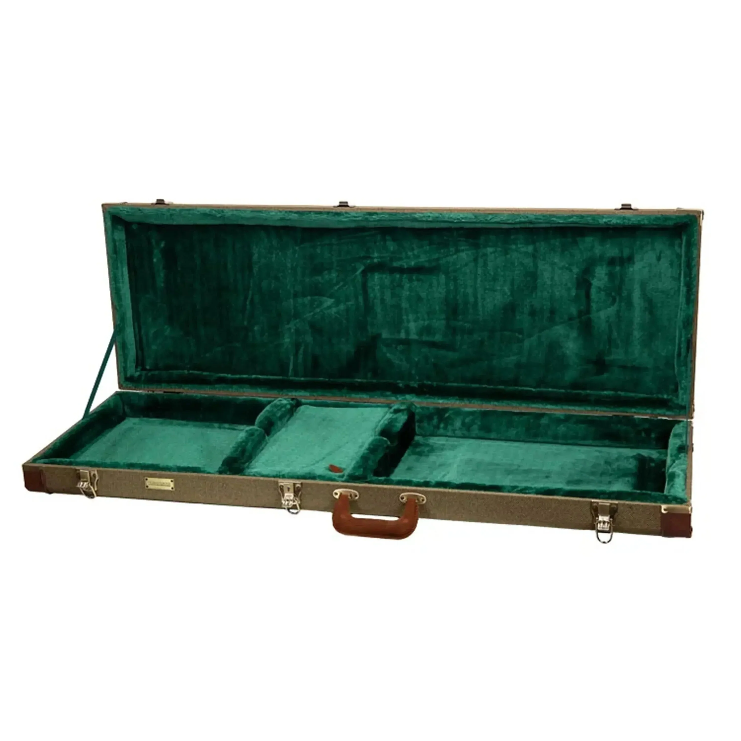 Crossrock CRW720B Master Series Electric Bass Case - Olive-Green - Image 2