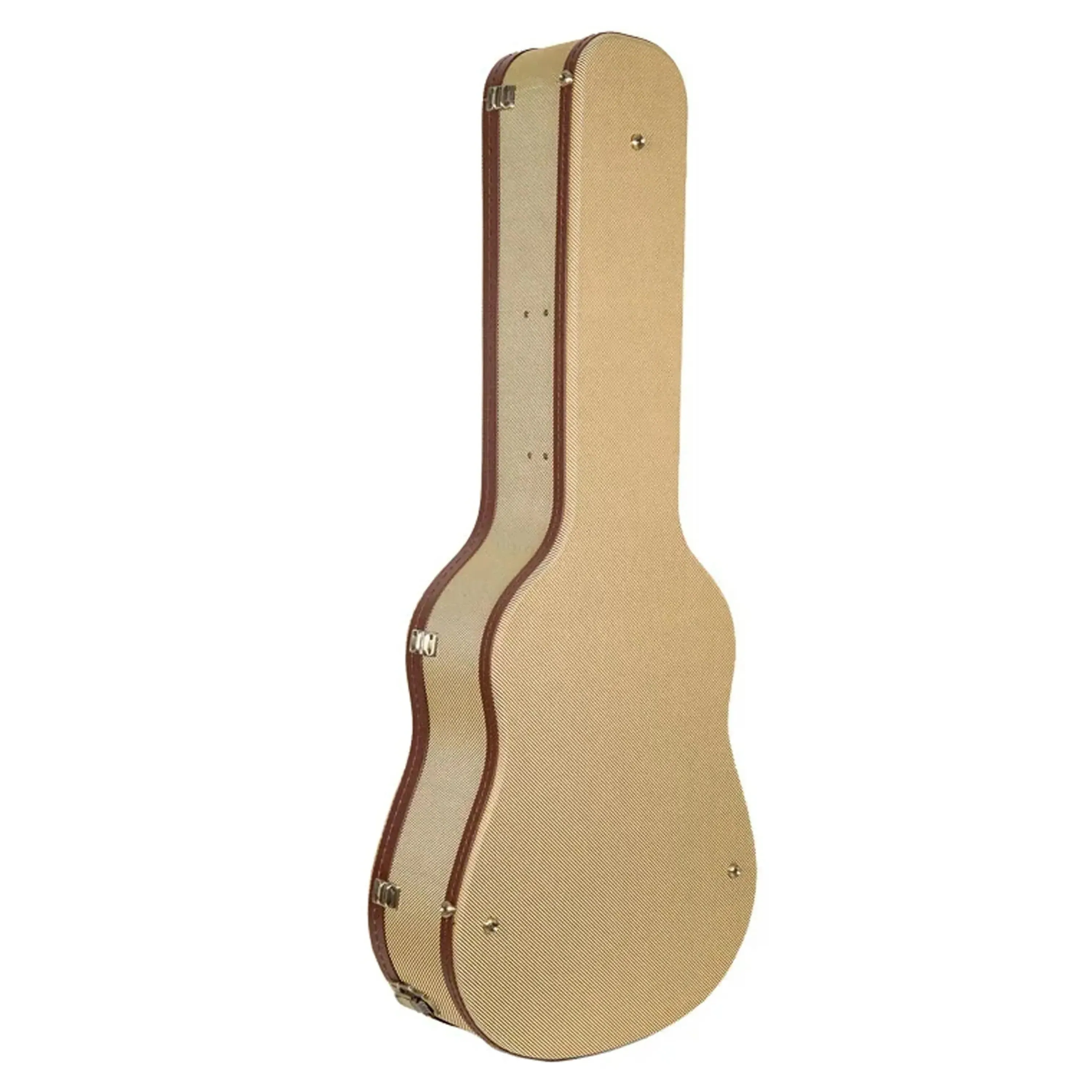 Crossrock CRW720D Wood Master Series Jumbo Dreadnought Guitar Case - Fabric-Tweed - Image 2