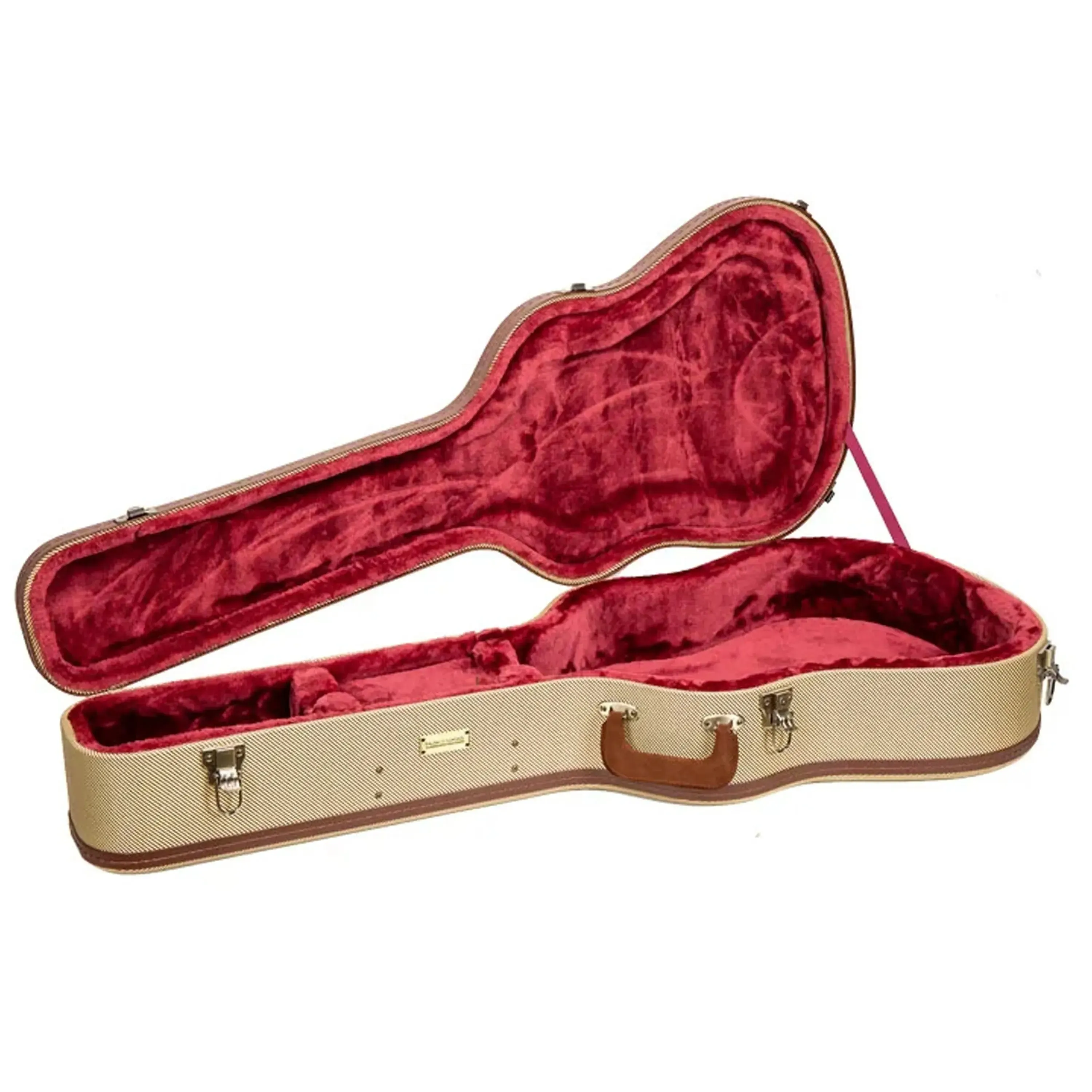 Crossrock CRW720D Wood Master Series Jumbo Dreadnought Guitar Case - Fabric-Tweed - Image 3