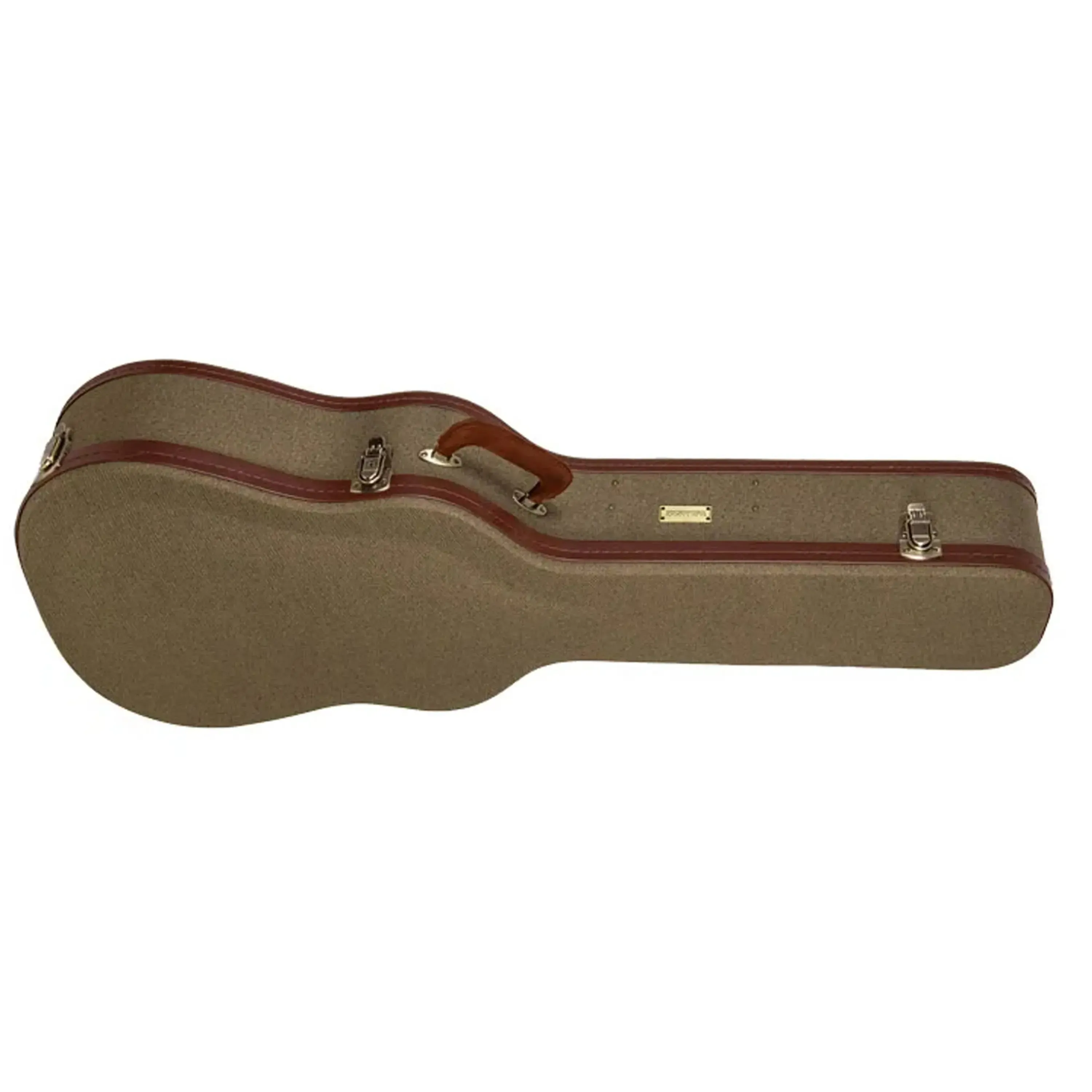 Crossrock CRW720D Wood Master Series Jumbo Dreadnought Guitar Case - Olive-Green