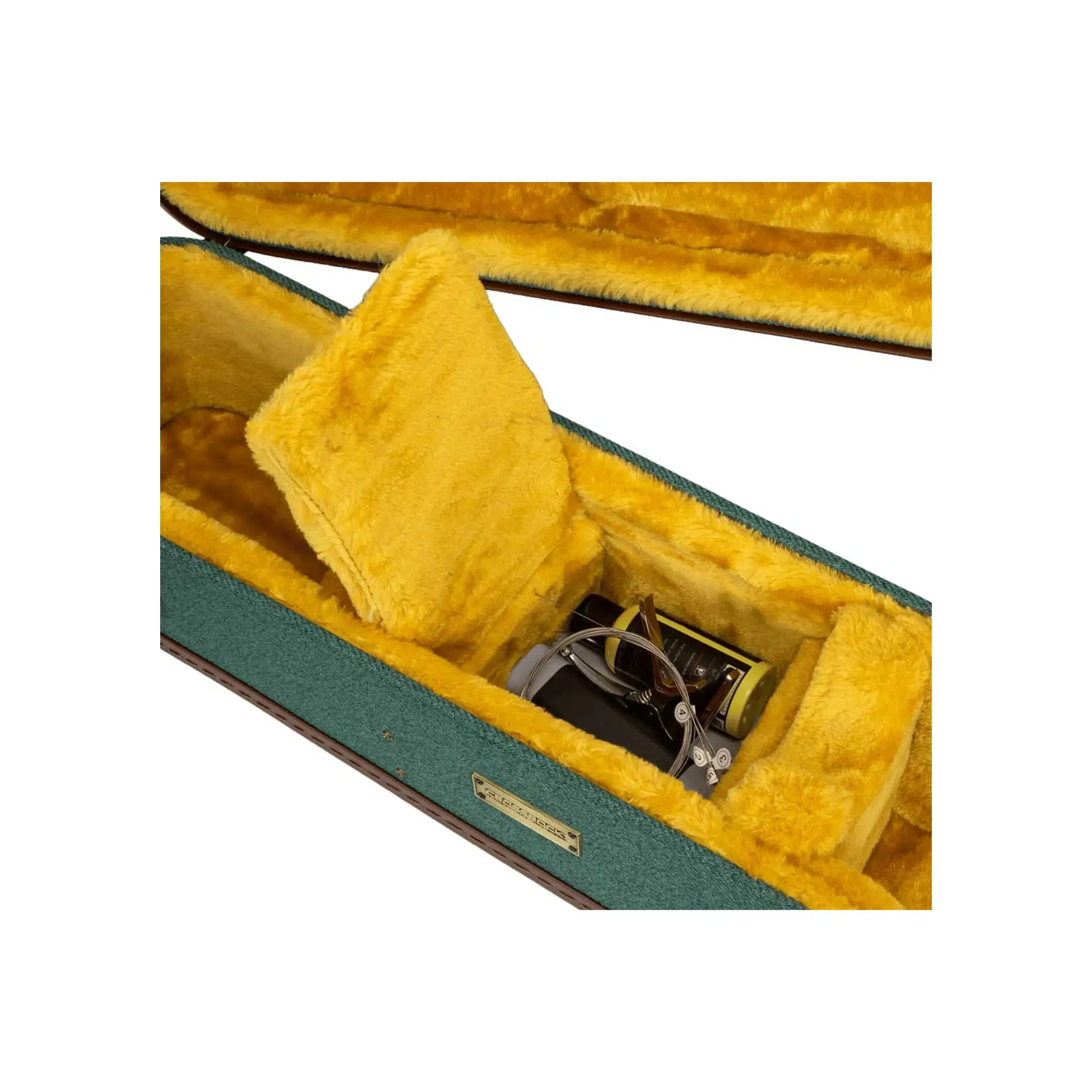 Crossrock CRW720D28 Wood Master Series Dreadnought Guitar Case - Malachite-Blue - Image 4