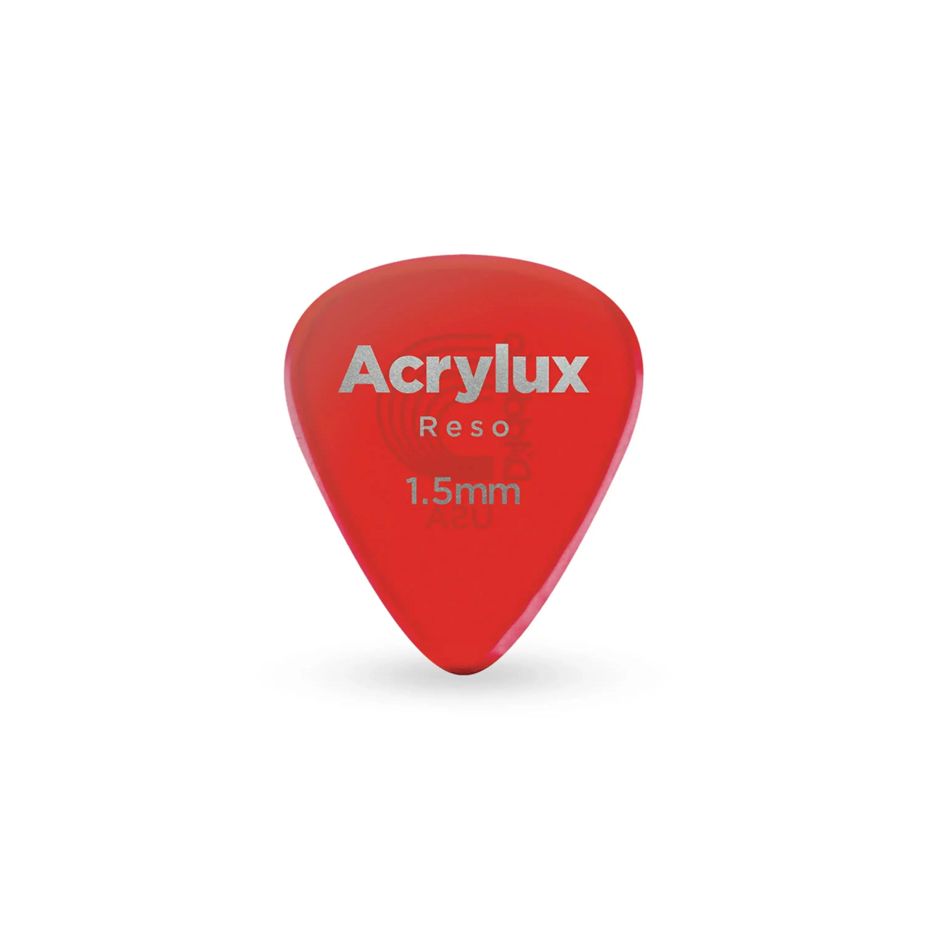 D'Addario Acrylux Reso 1.5mm Guitar Picks - 3 pack - Image 2