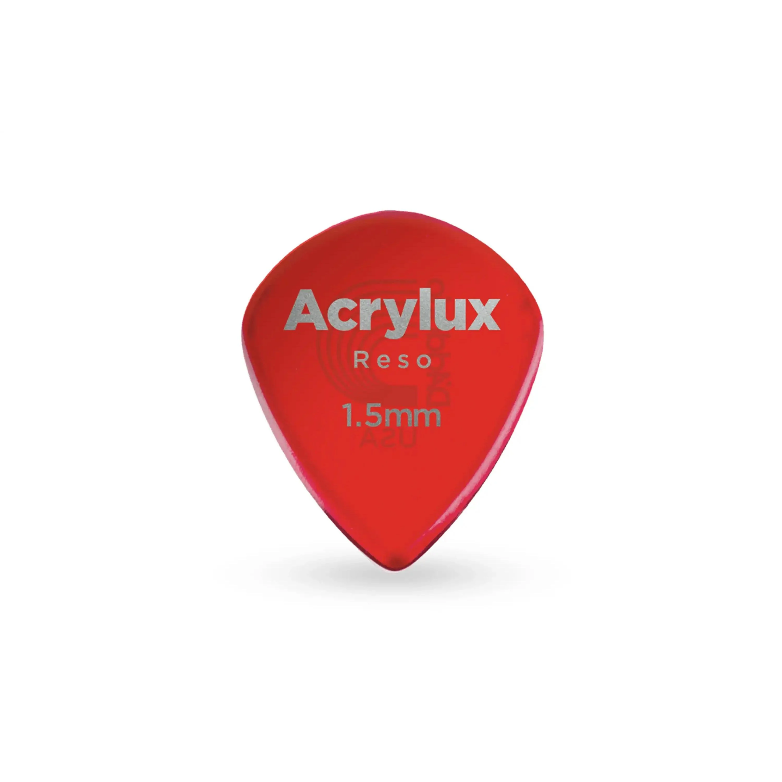 D'Addario Acrylux Reso Jazz 1.5mm Guitar Picks - 3 Pack - Image 2