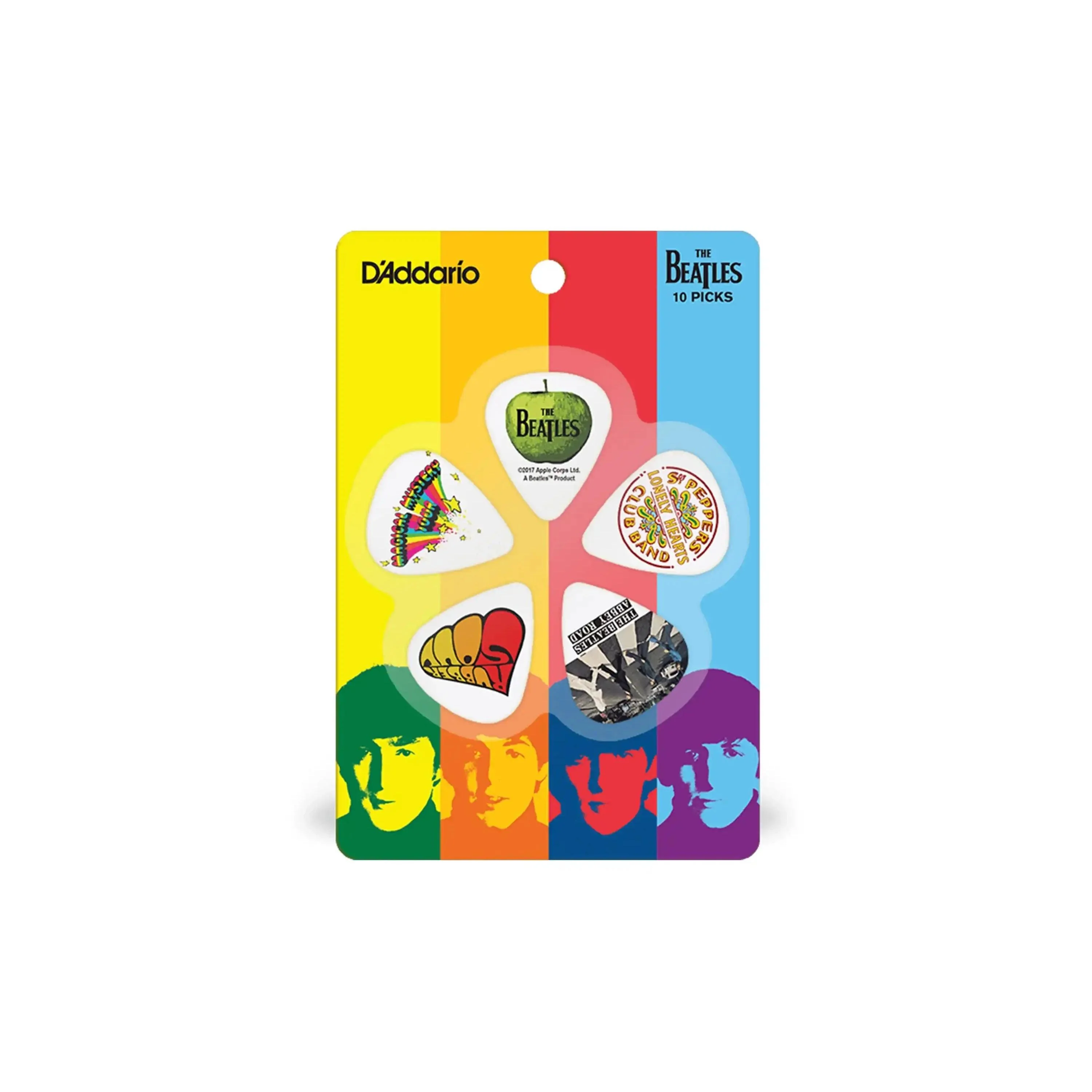 D'Addario Beatles Classic Album Picks Light .50mm - 10 Pack