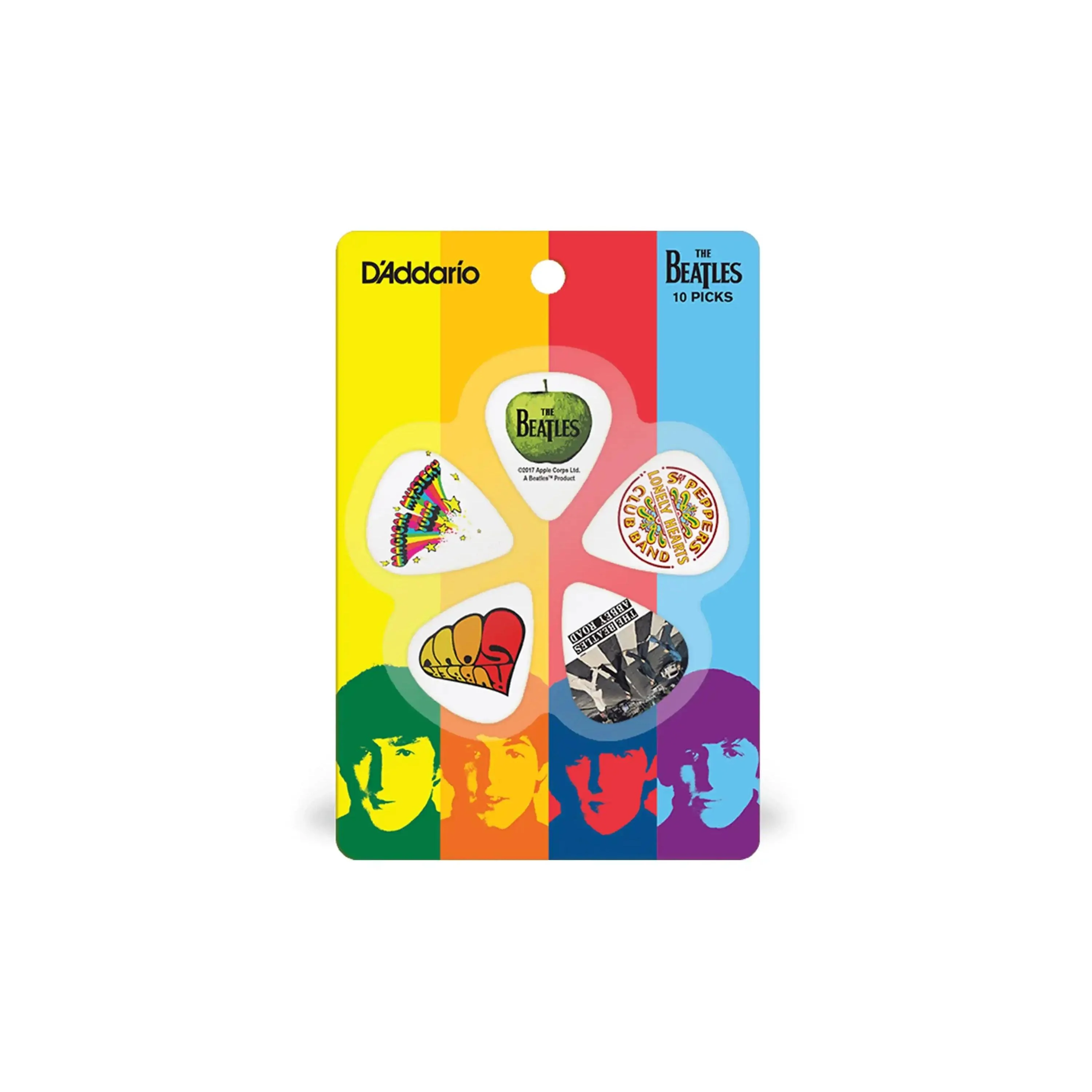 D'Addario Beatles Classic Album Picks Medium .70mm - 10 Pack