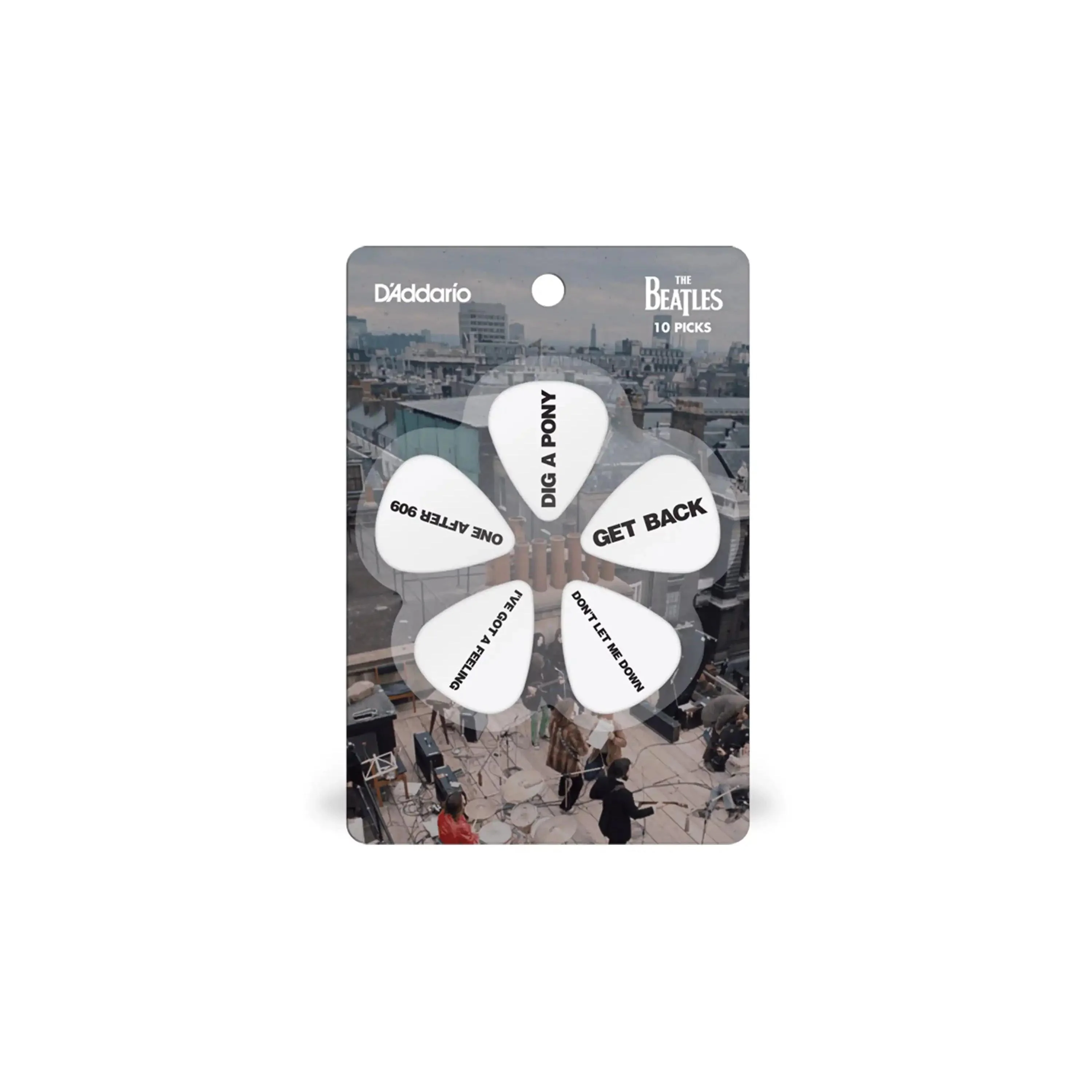 D'Addario Beatles "Get Back" .50mm Guitar Picks - 10 Pack