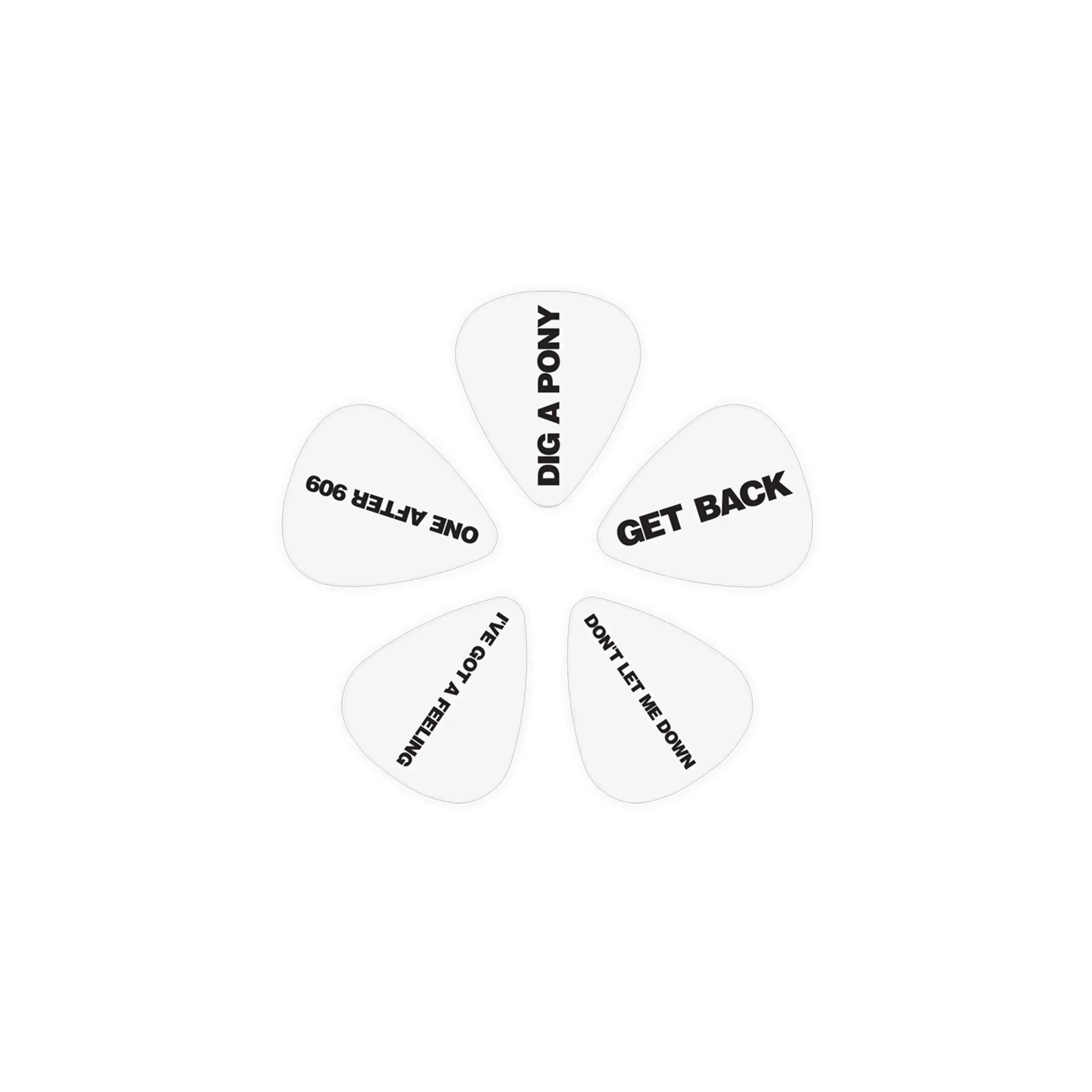 D'Addario Beatles "Get Back" Picks Medium .70mm - 10 Pack - Image 2