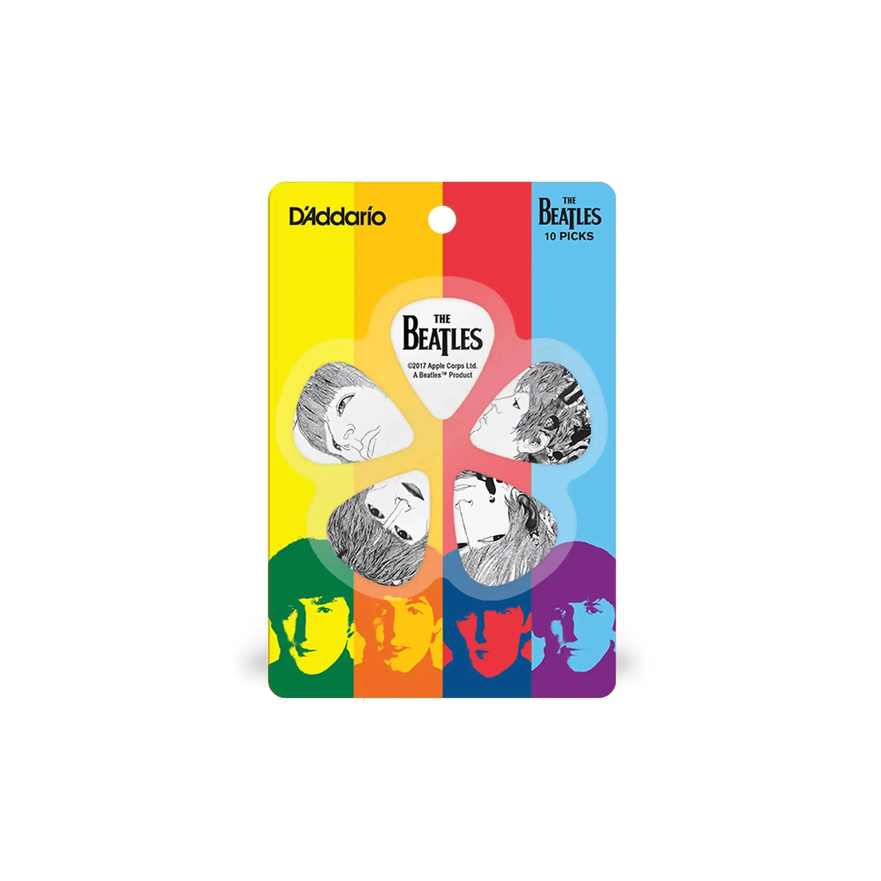 D'Addario Beatles Revolver .70mm Guitar Picks - 10 Pack