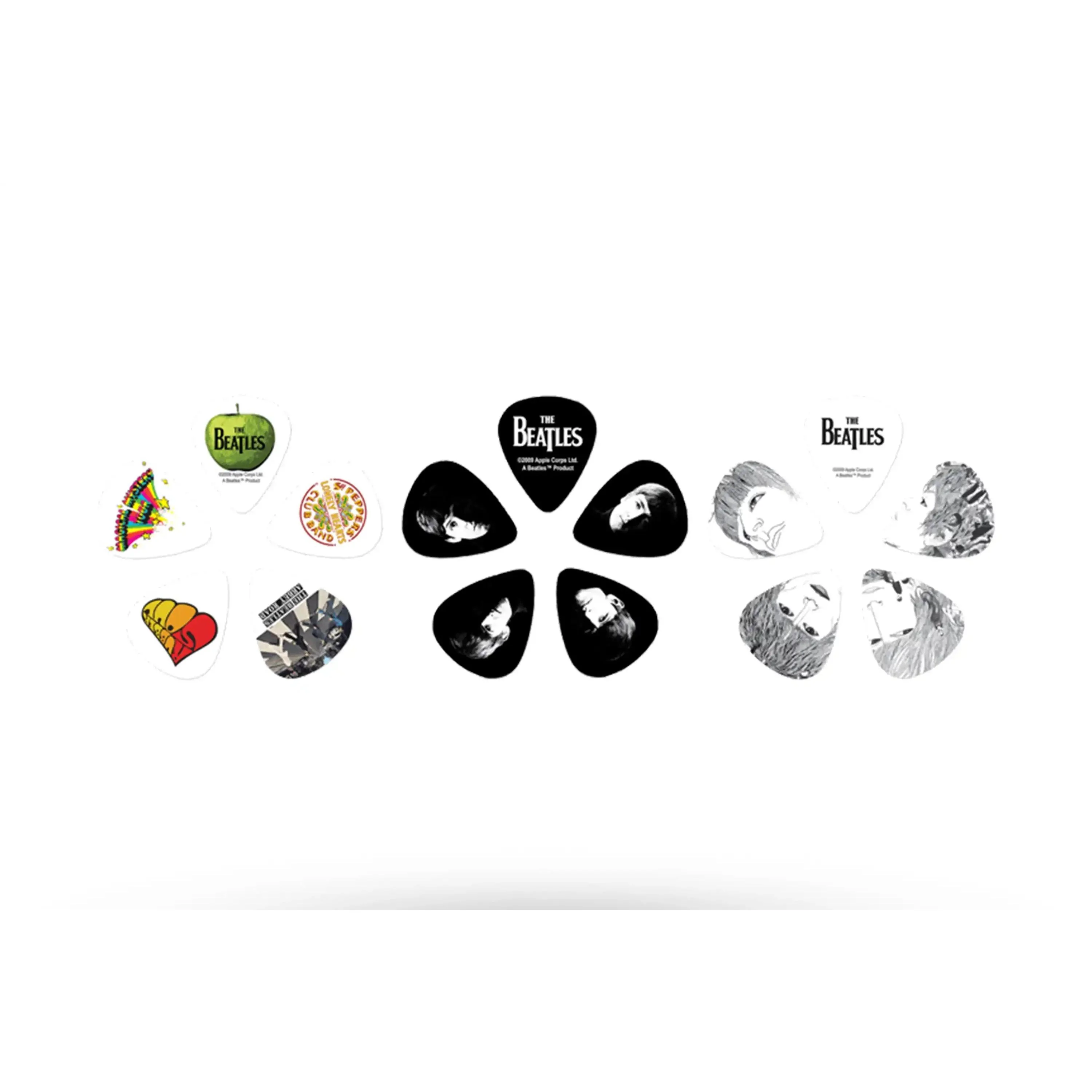 D'Addario Beatles Signature Series Medium Guitar Picks - 15 Pack - Image 2