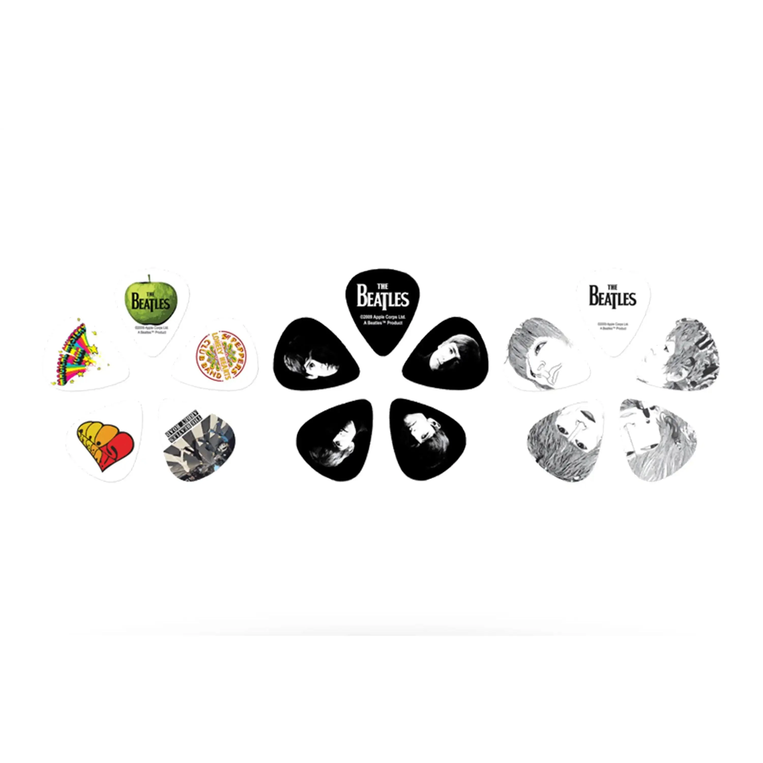 D'Addario Beatles Signature Series Medium Guitar Picks - 15 Pack - Image 2