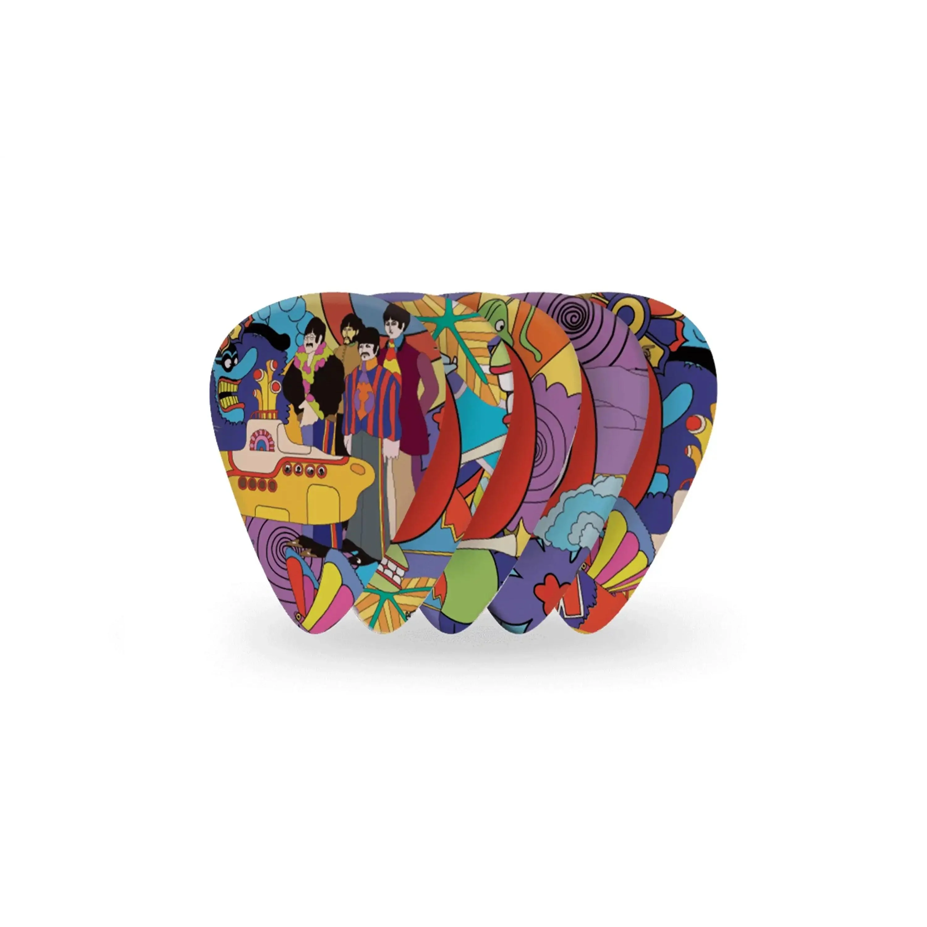 D'Addario Beatles Yellow Submarine .70mm Guitar Picks - 10 Pack - Image 3