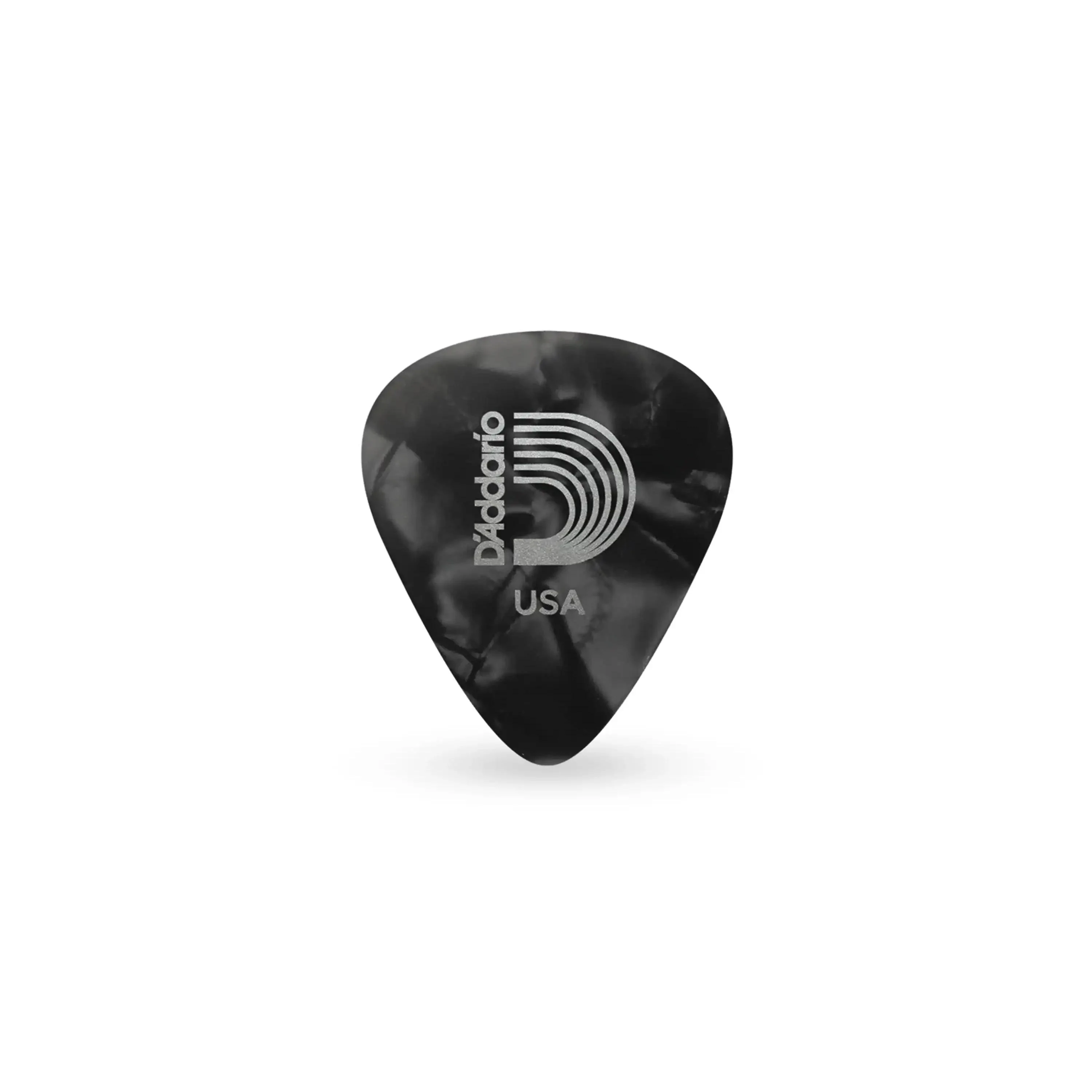 D'Addario Black Pearl Classic Celluloid Guitar Picks Light .50mm - 10 Pack