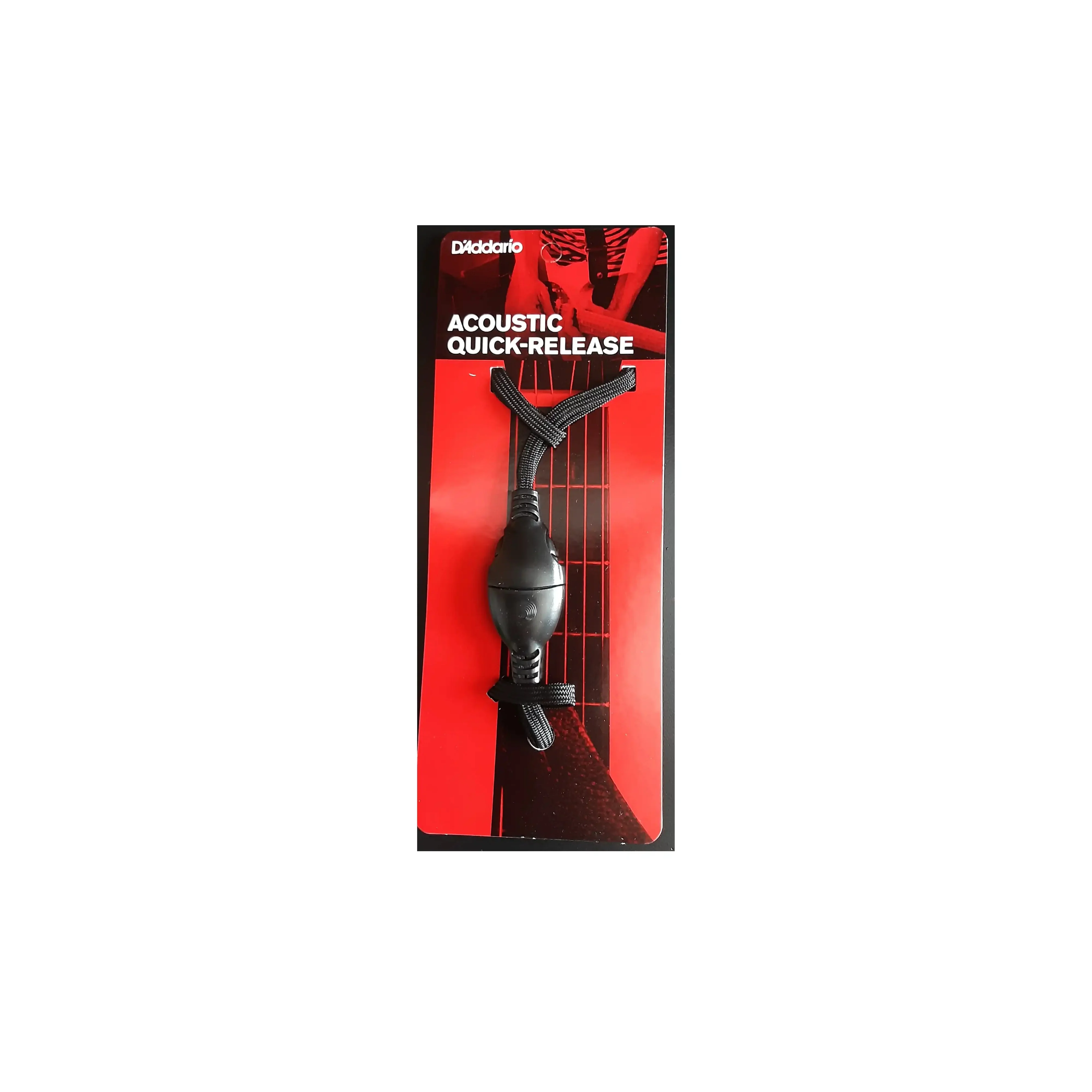 D'Addario Black Quick-Release Acoustic Instrument Strap - Image 2