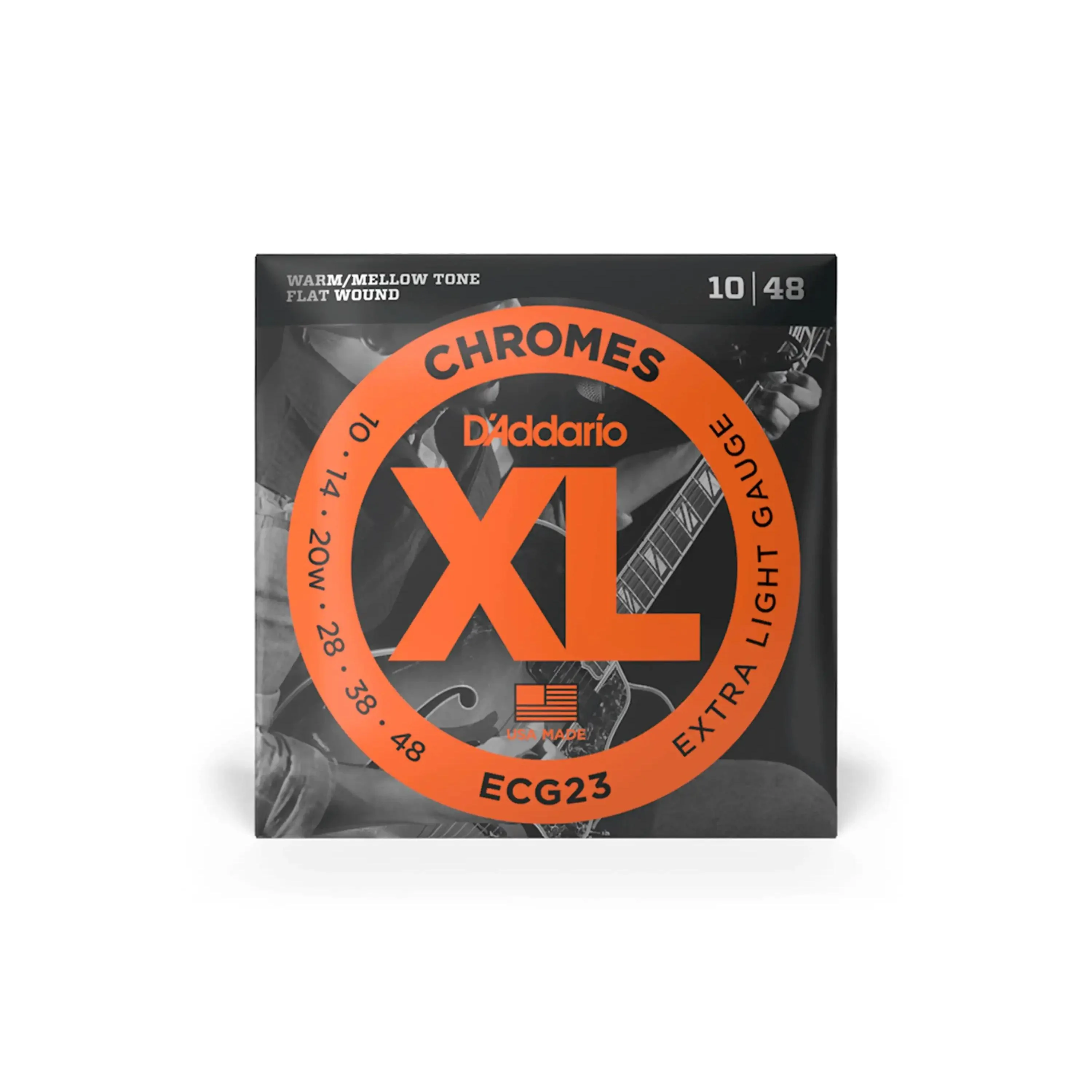 D'Addario ECG23 XL Chromes Electric Strings - Extra Light .010-.048