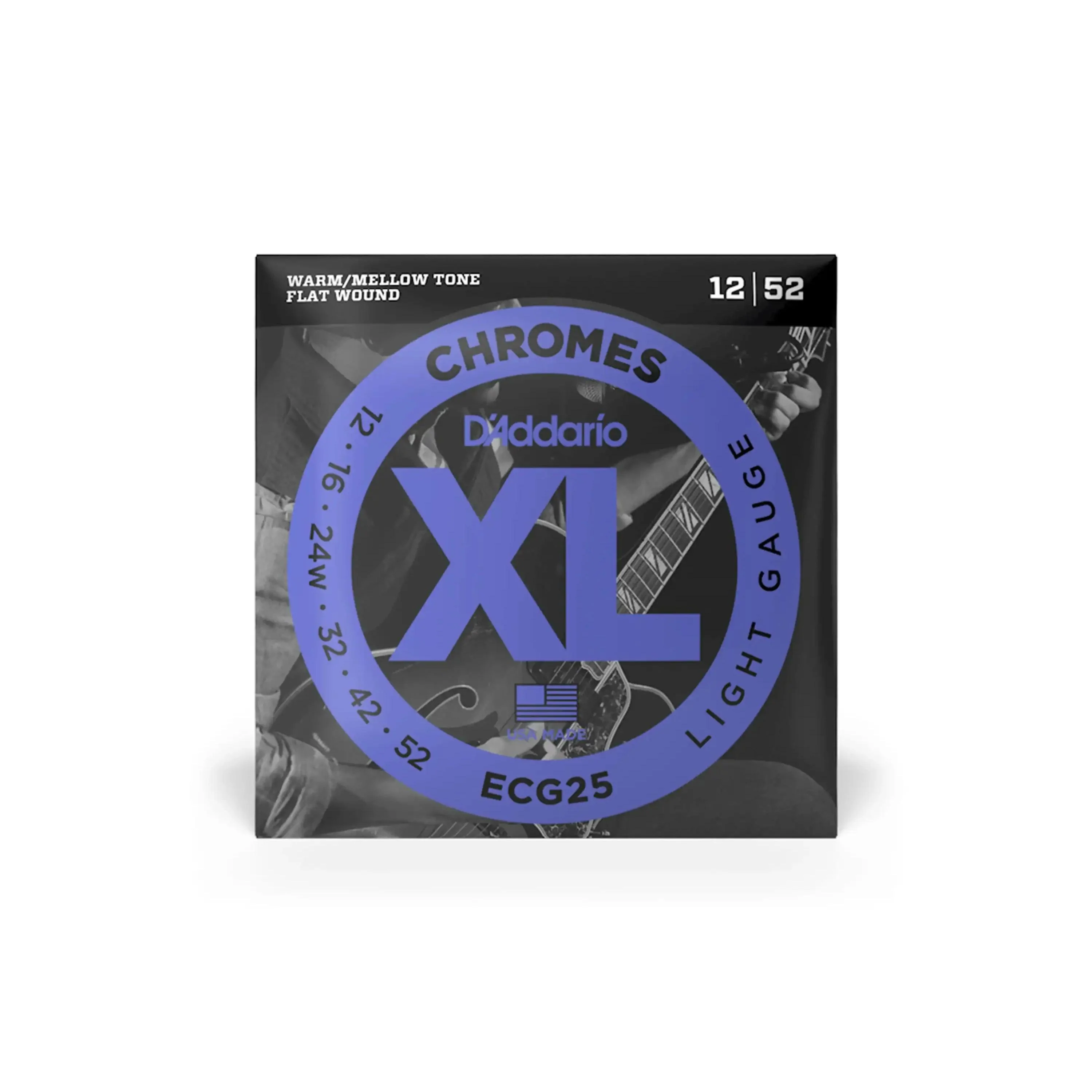 D'Addario ECG25 XL Chromes Electric Strings - Light .012-.052