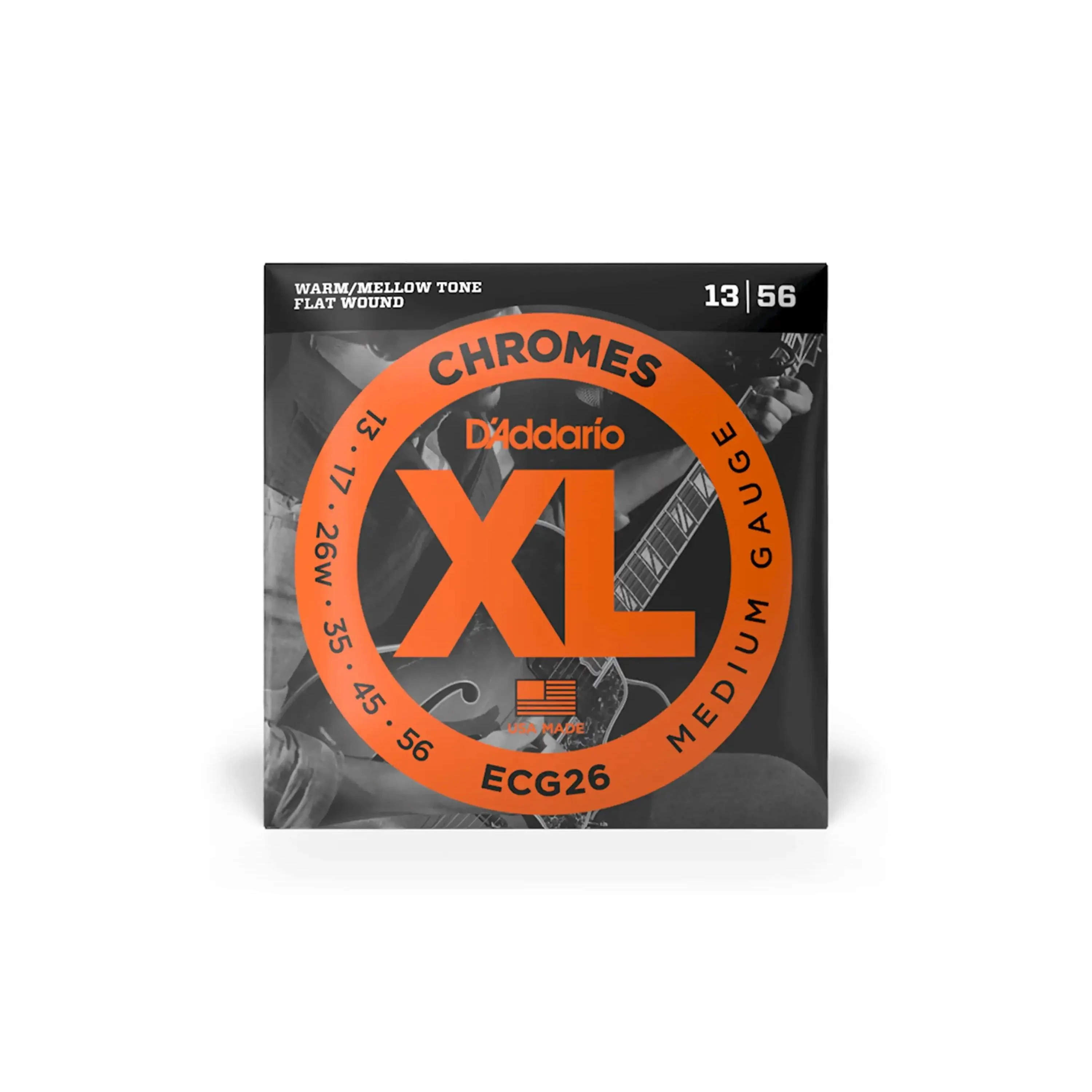D'Addario ECG26 XL Chromes Electric Strings - Medium .013-.056