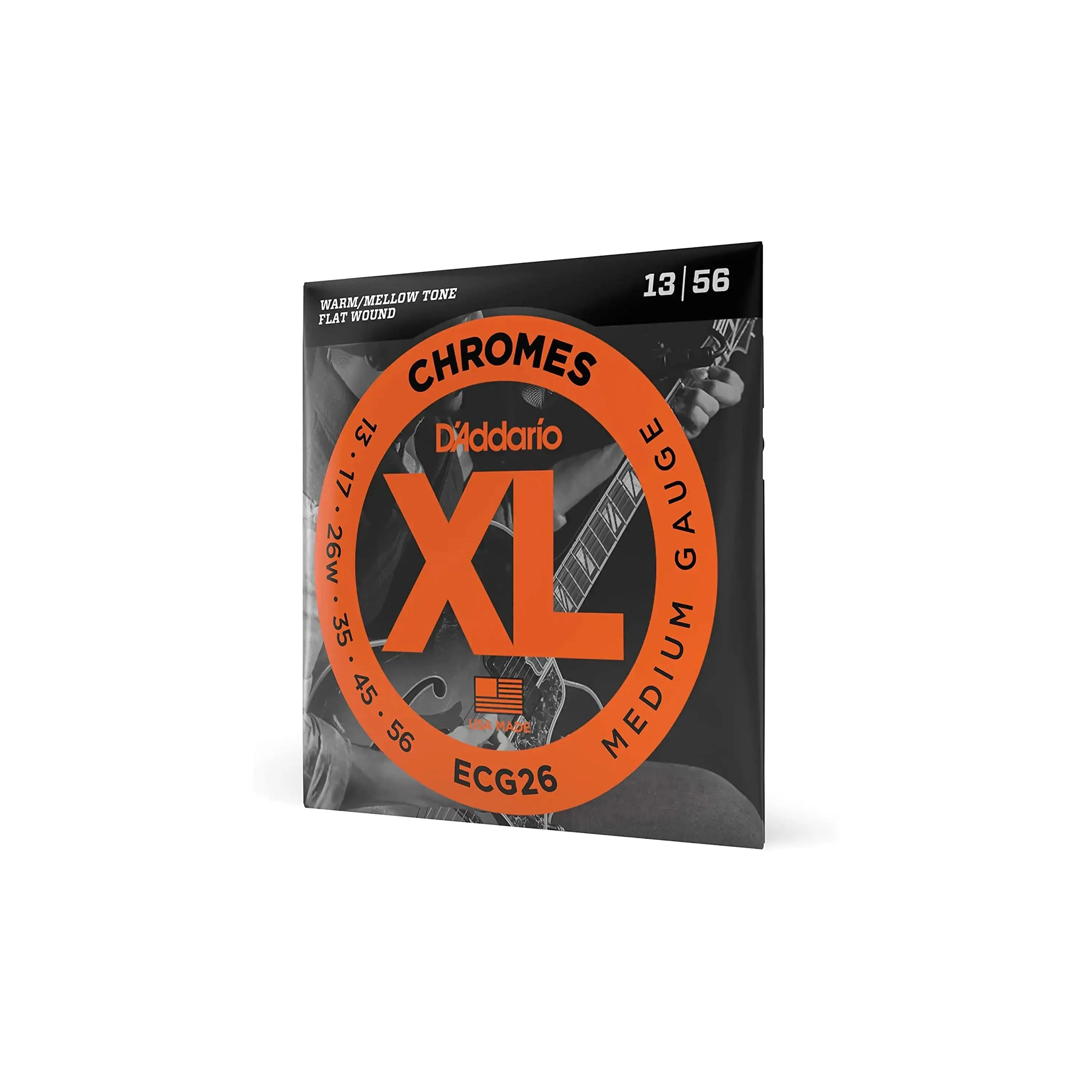 D'Addario ECG26 XL Chromes Electric Strings - Medium .013-.056 - Image 3