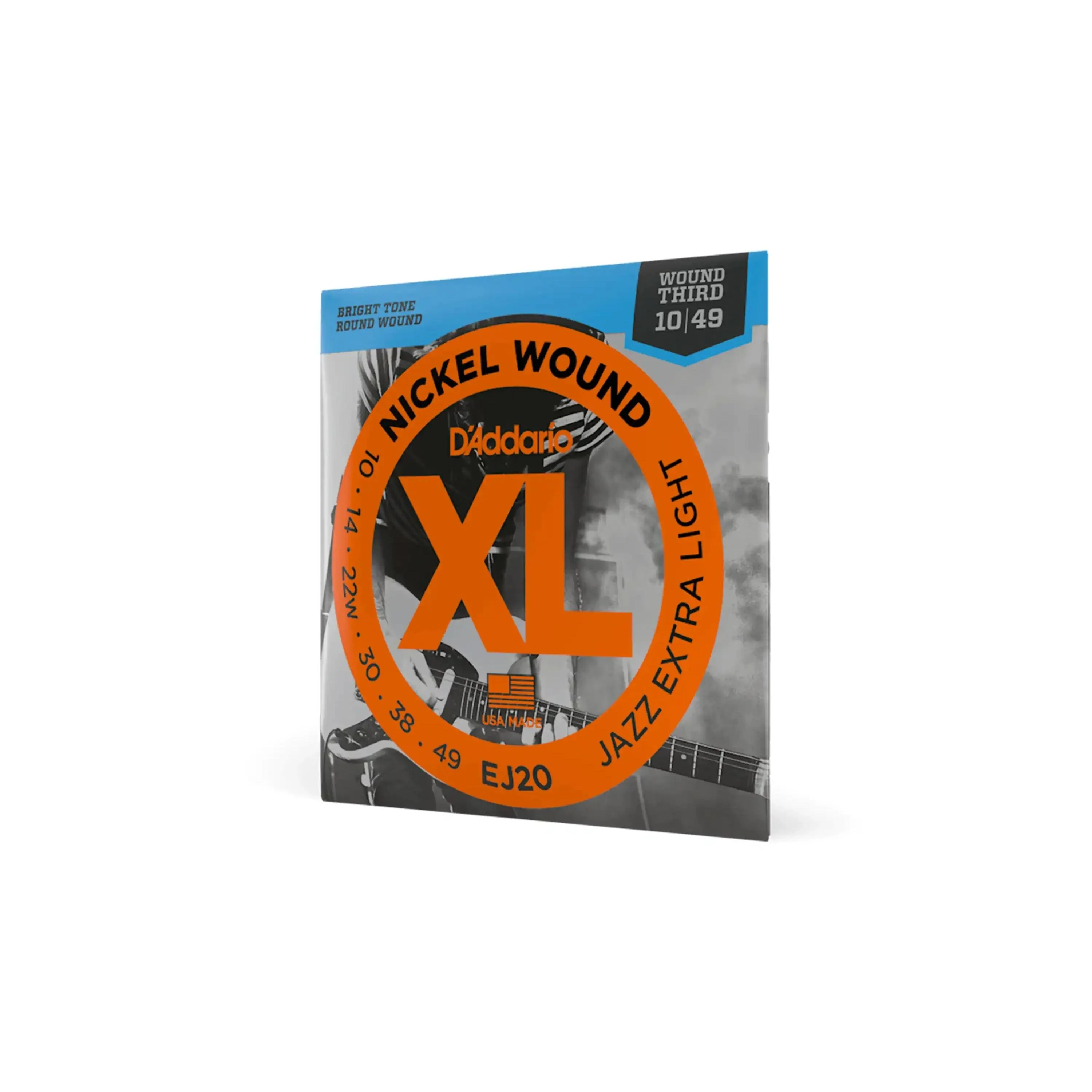 D'Addario EJ20 Jazz Electric Guitar Strings Extra Light - .010-.049 - Image 3