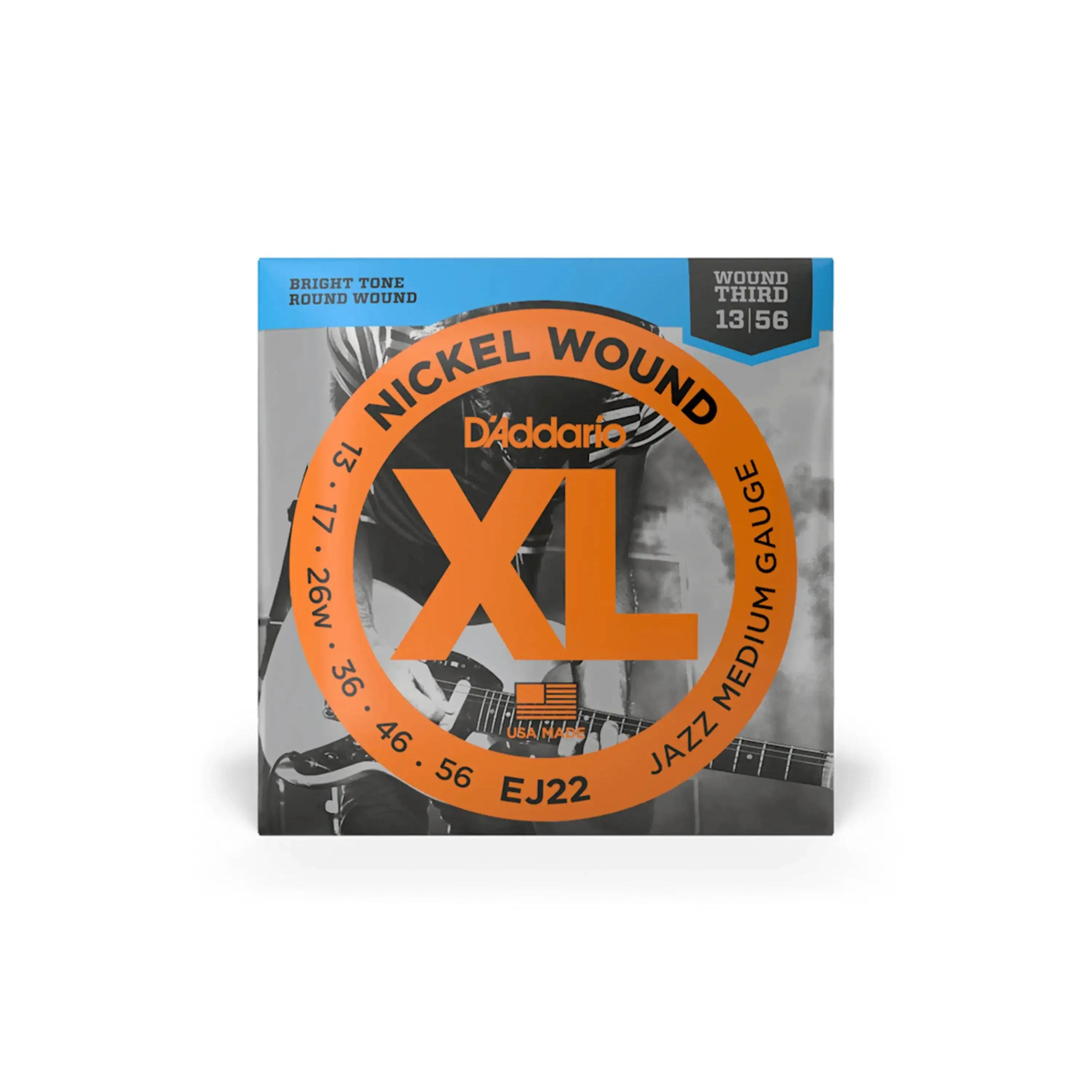 D'Addario EJ22 Nickel Wound Electric Strings - Jazz Medium .013-.056