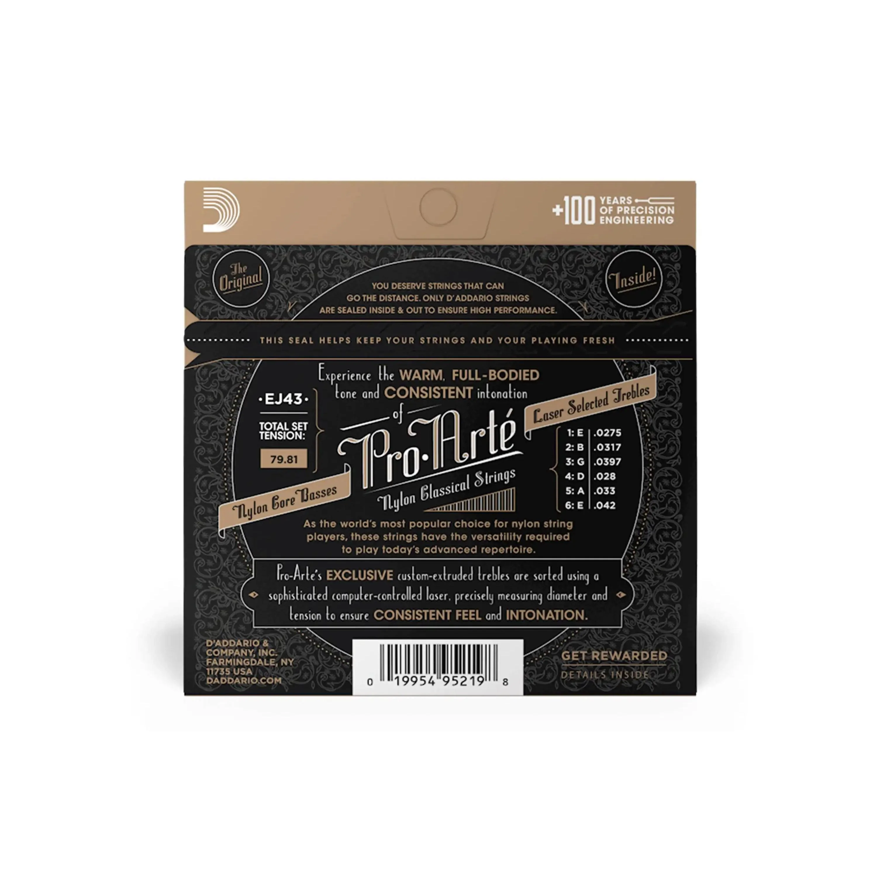 D'Addario EJ43 Pro-Arte Classical Guitar Strings - Light Tension - Image 2