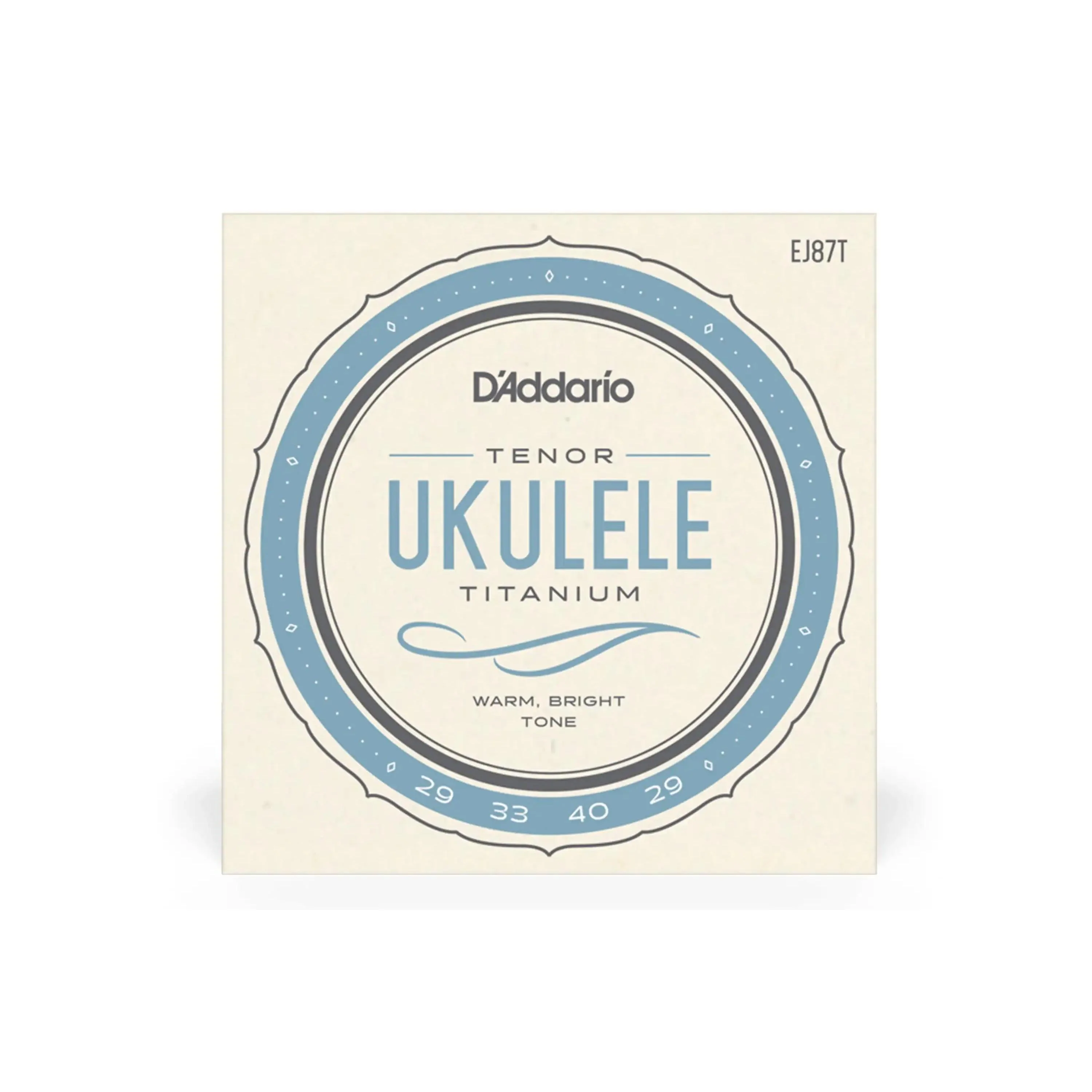 D'Addario EJ87T Titanium Tenor Ukulele Strings (G-C-E-A Tuning) - HIGH G