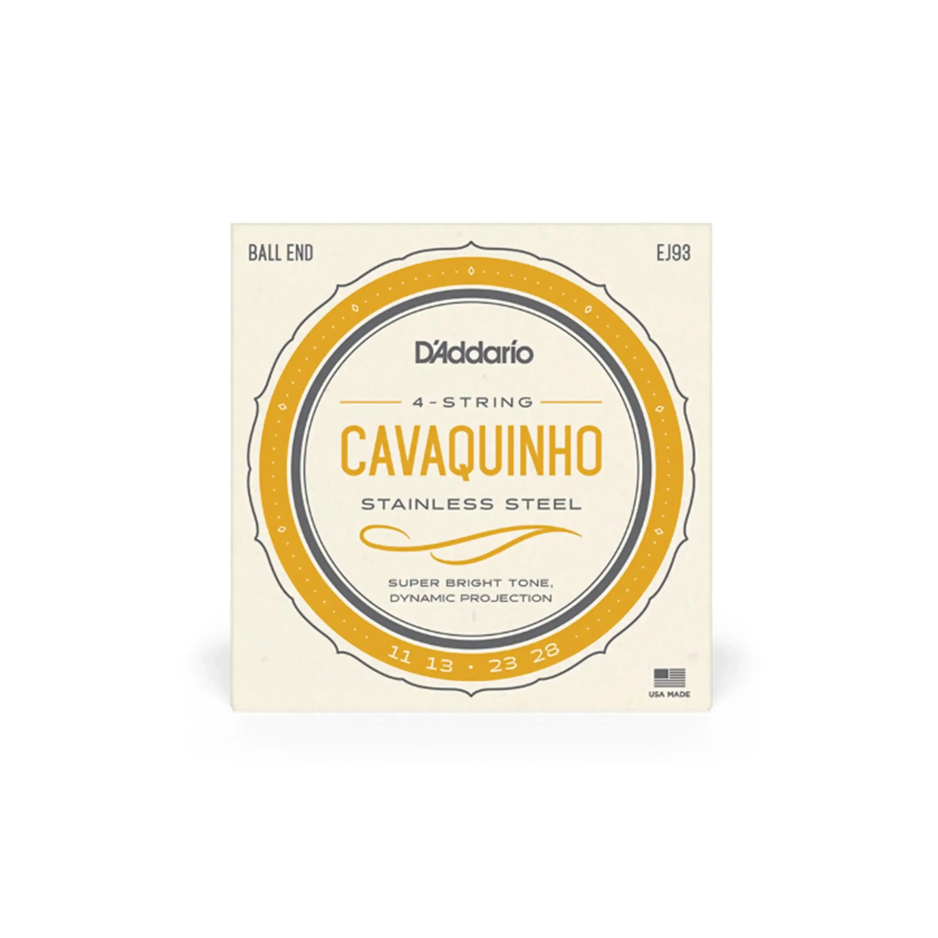 D'Addario EJ93 Stainless Steel Cavaquinho Strings - .011-.028